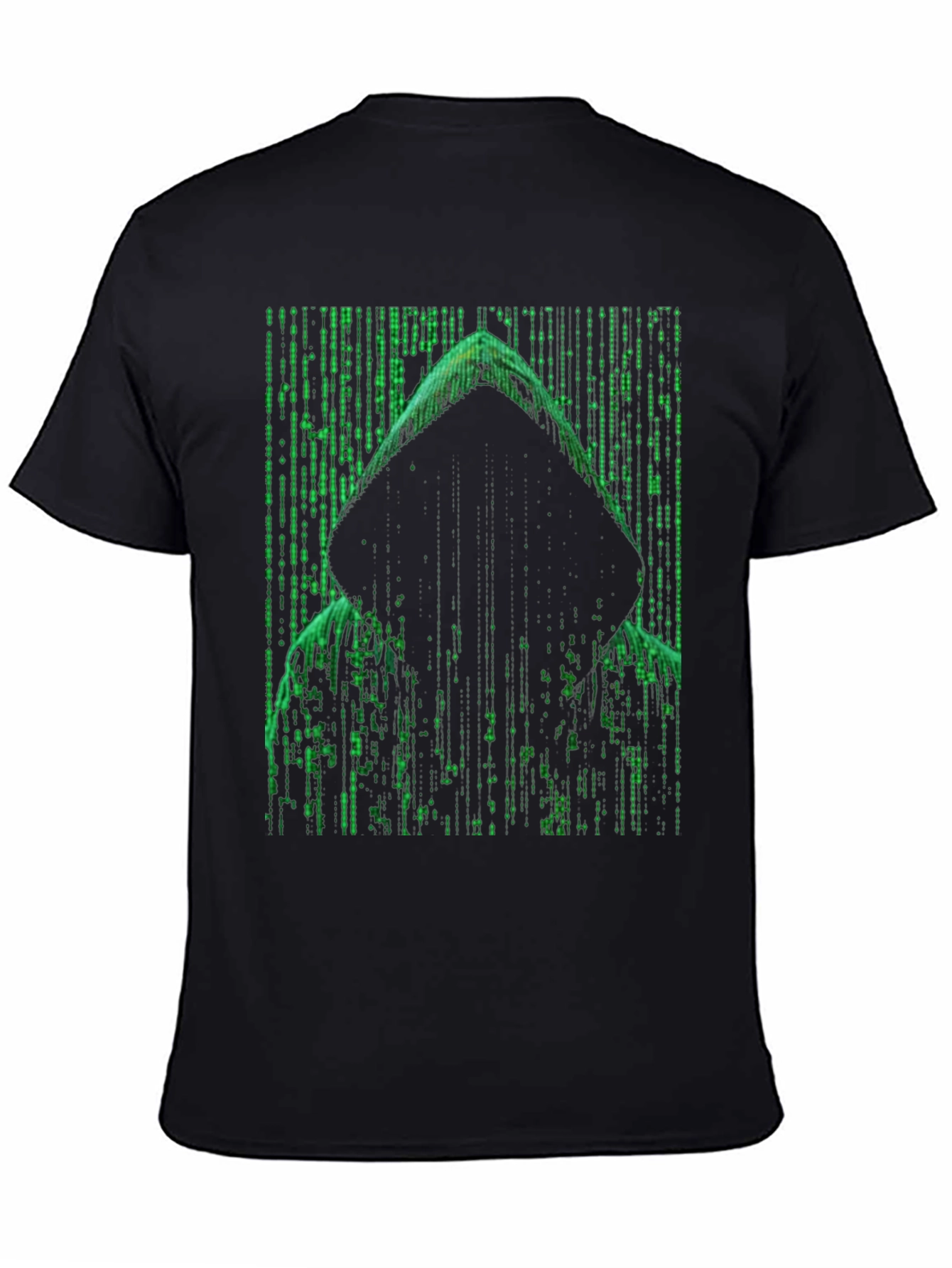 Matrix Hacker Graphic Tee - Cool Coding Style