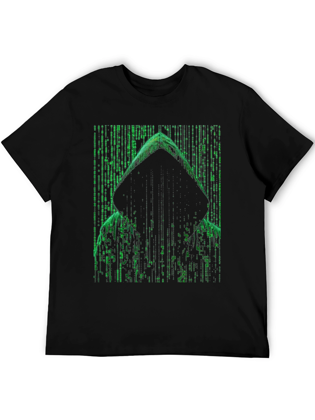 Matrix Hacker Graphic Tee - Cool Coding Style