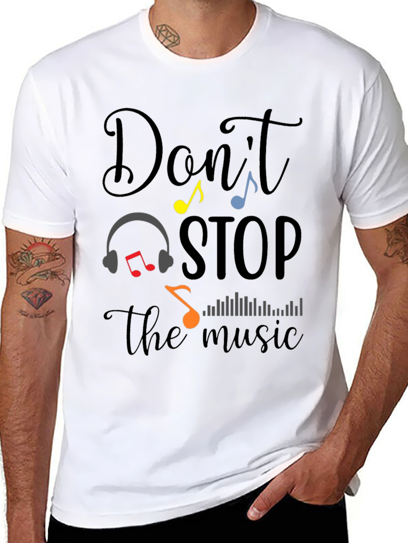 Dont Stop The Music Graphic T-Shirt