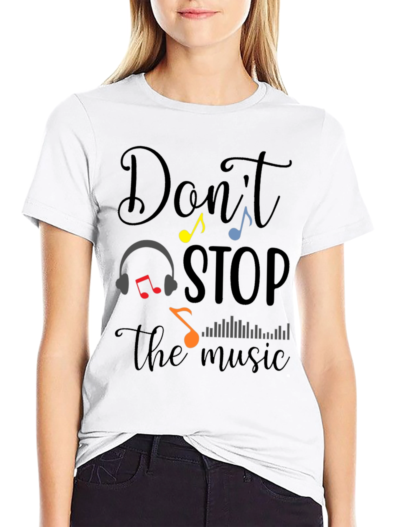 Dont Stop The Music Graphic T-Shirt