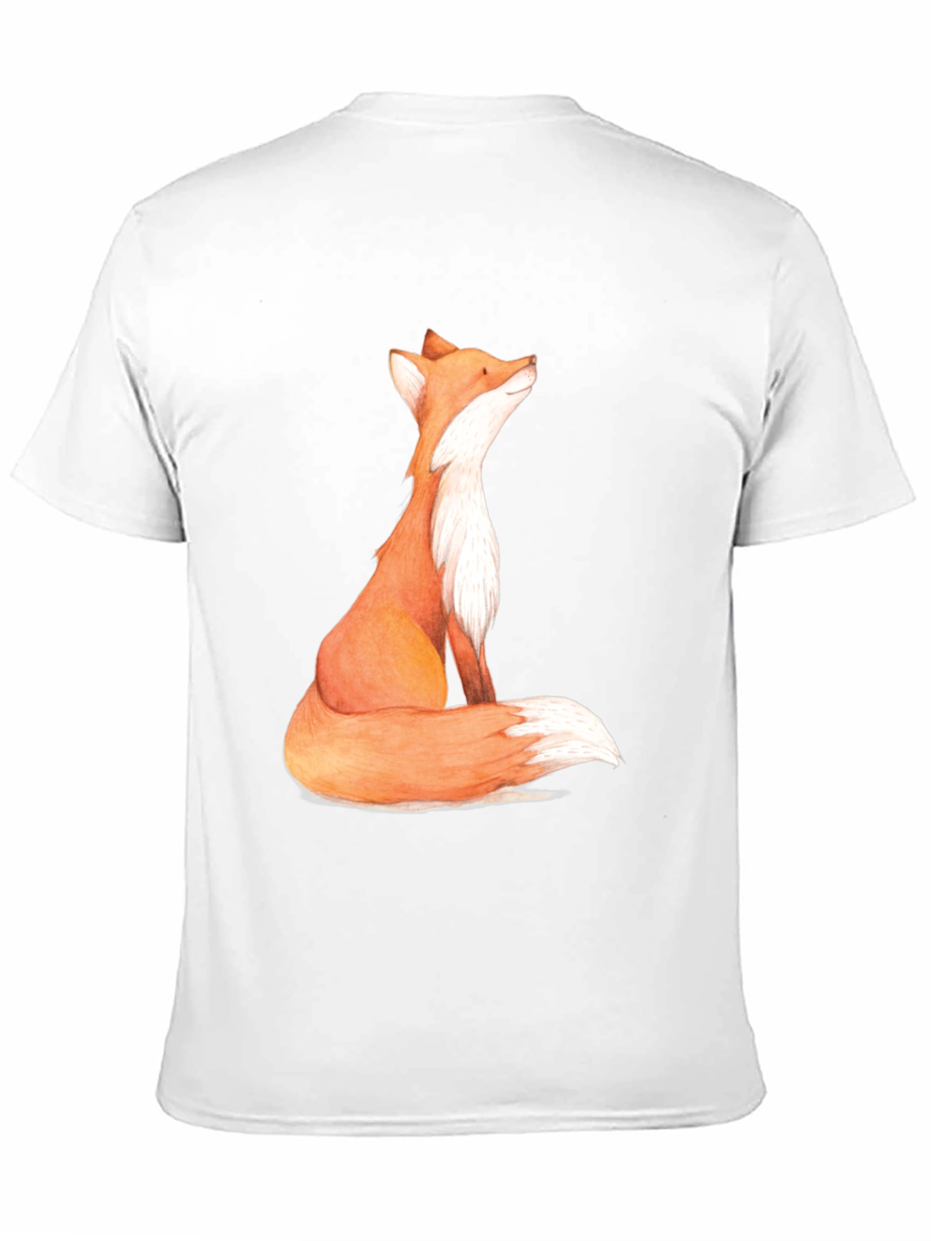 Fox Graphic Print Mens T-Shirt