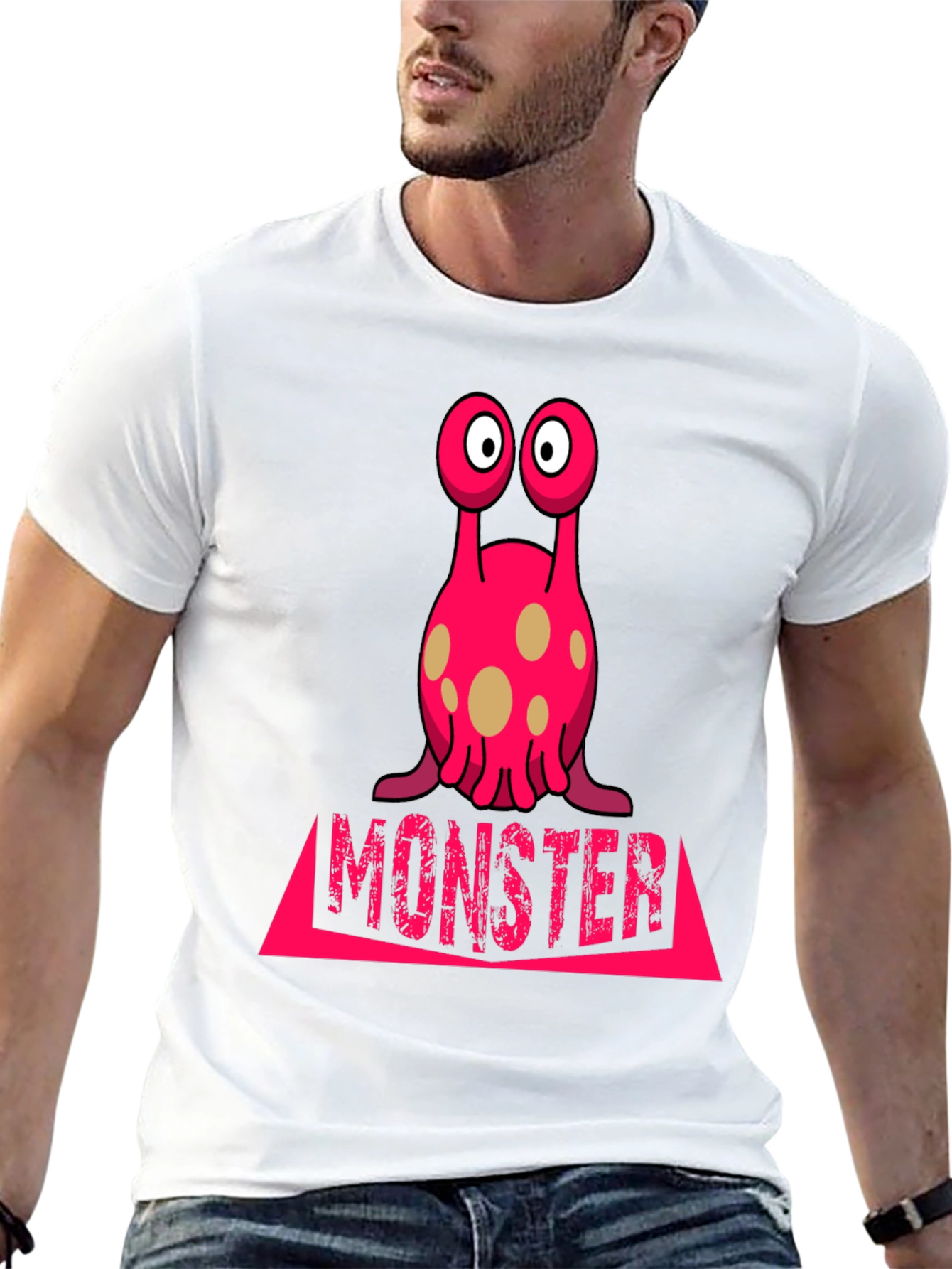 Monster Graphic Tee - Unique Design