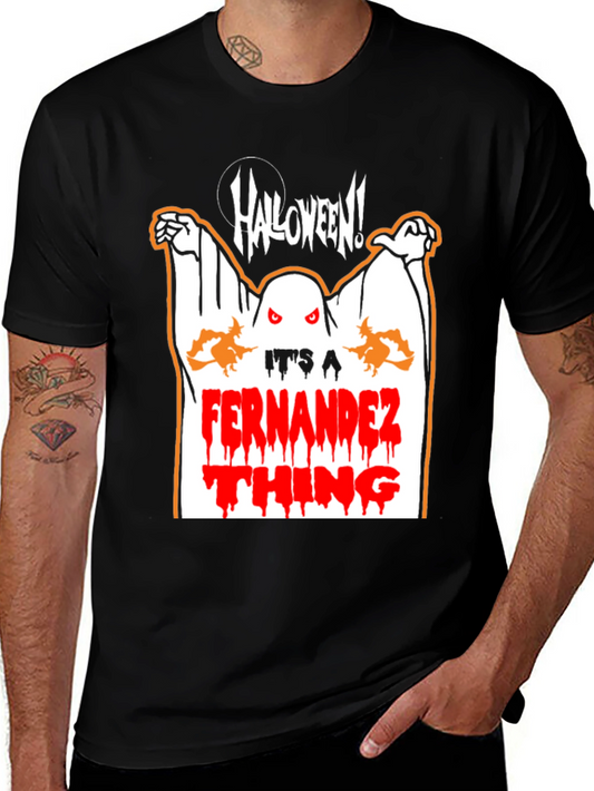 Halloween Ghost T-Shirt - Its a Fernandez Thing