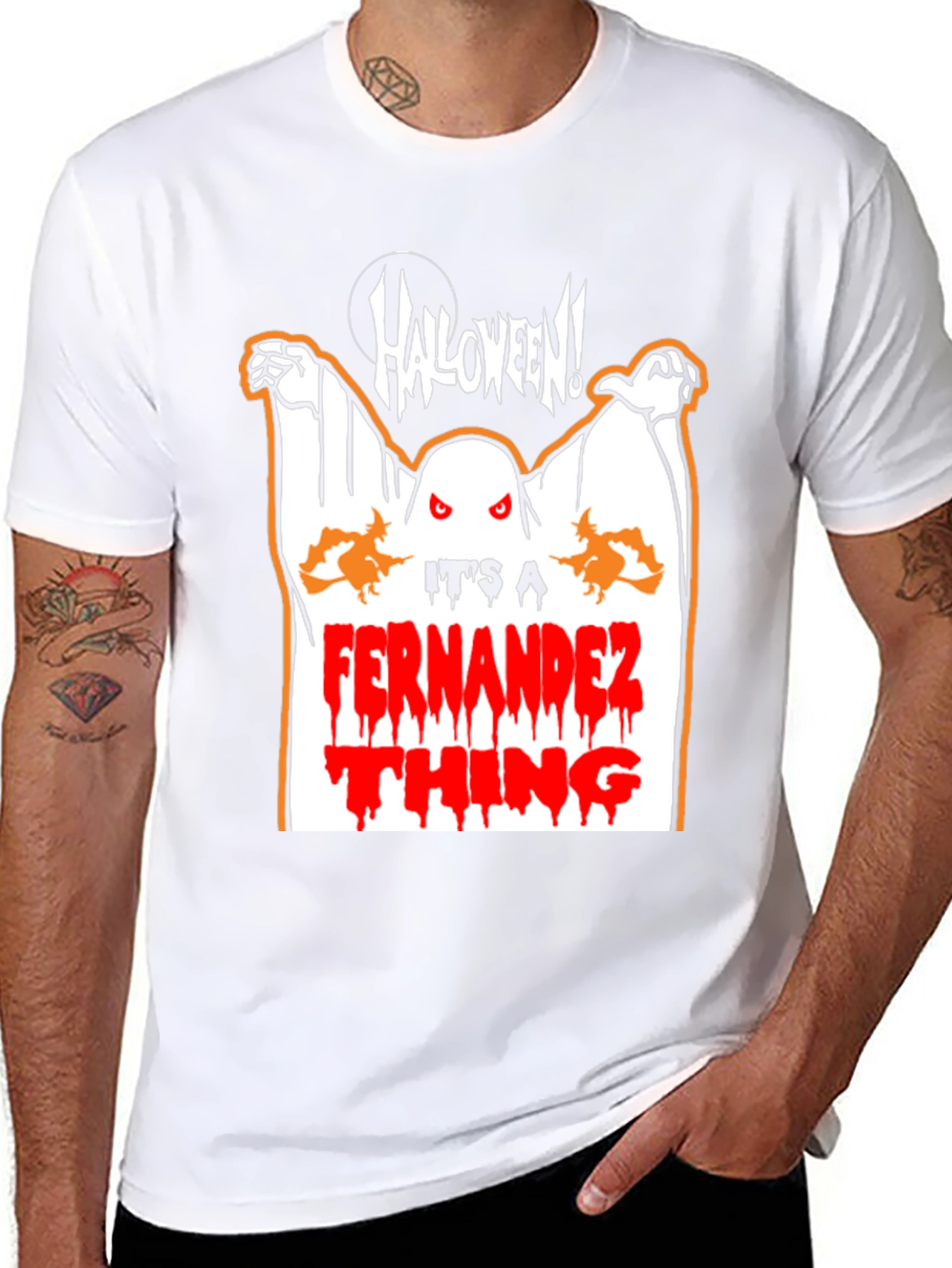 Halloween Ghost T-Shirt - Its a Fernandez Thing