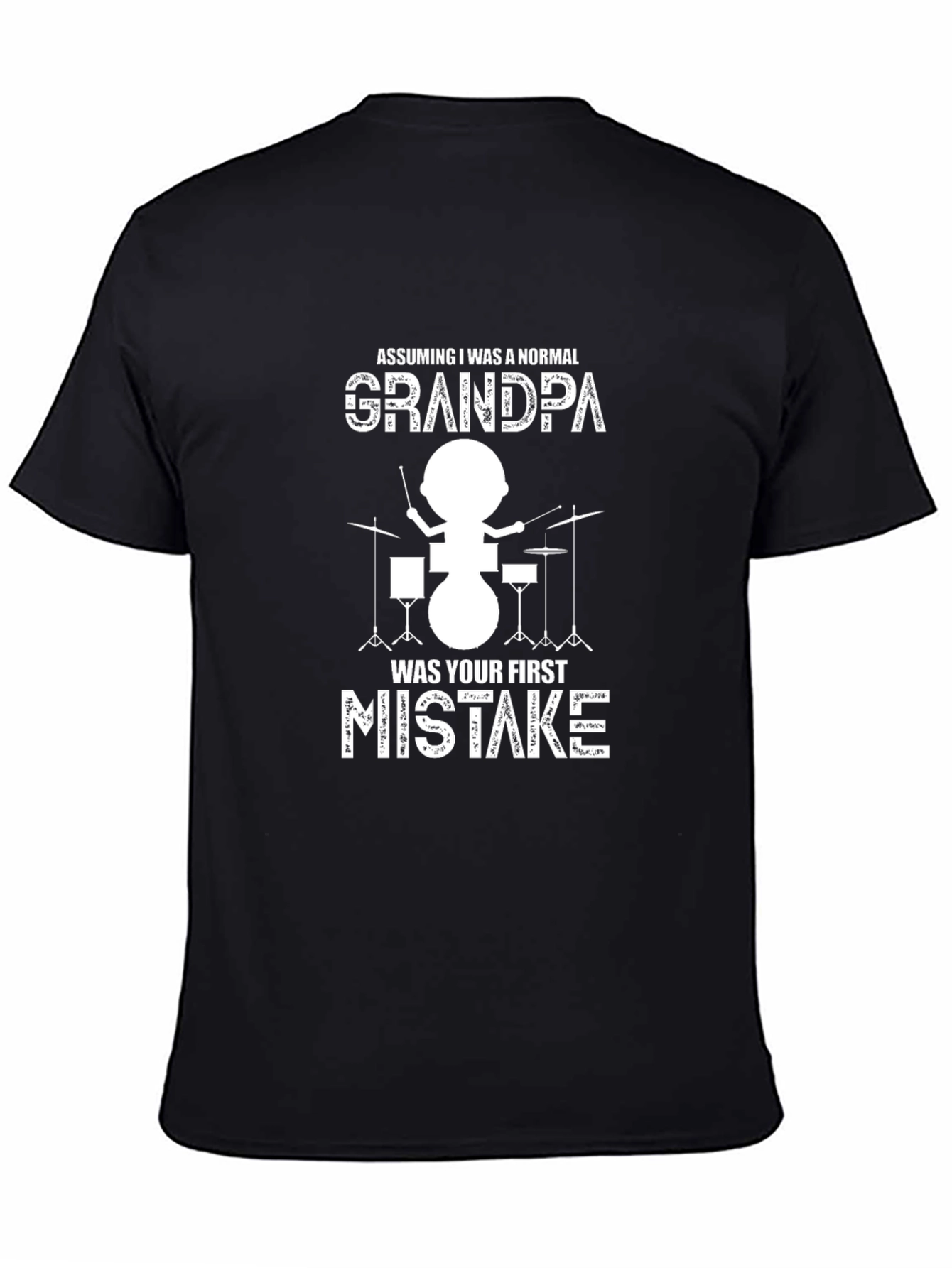 Grandpa Drummer Graphic Tee