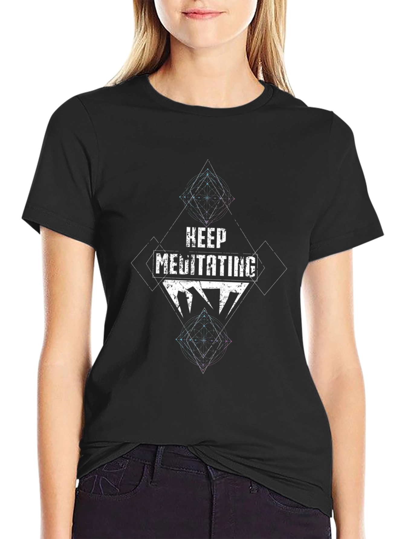 Keep Meditating Graphic T-Shirt