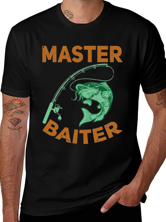 Master Baiter Fishing T-Shirt - Novelty Humor Tee