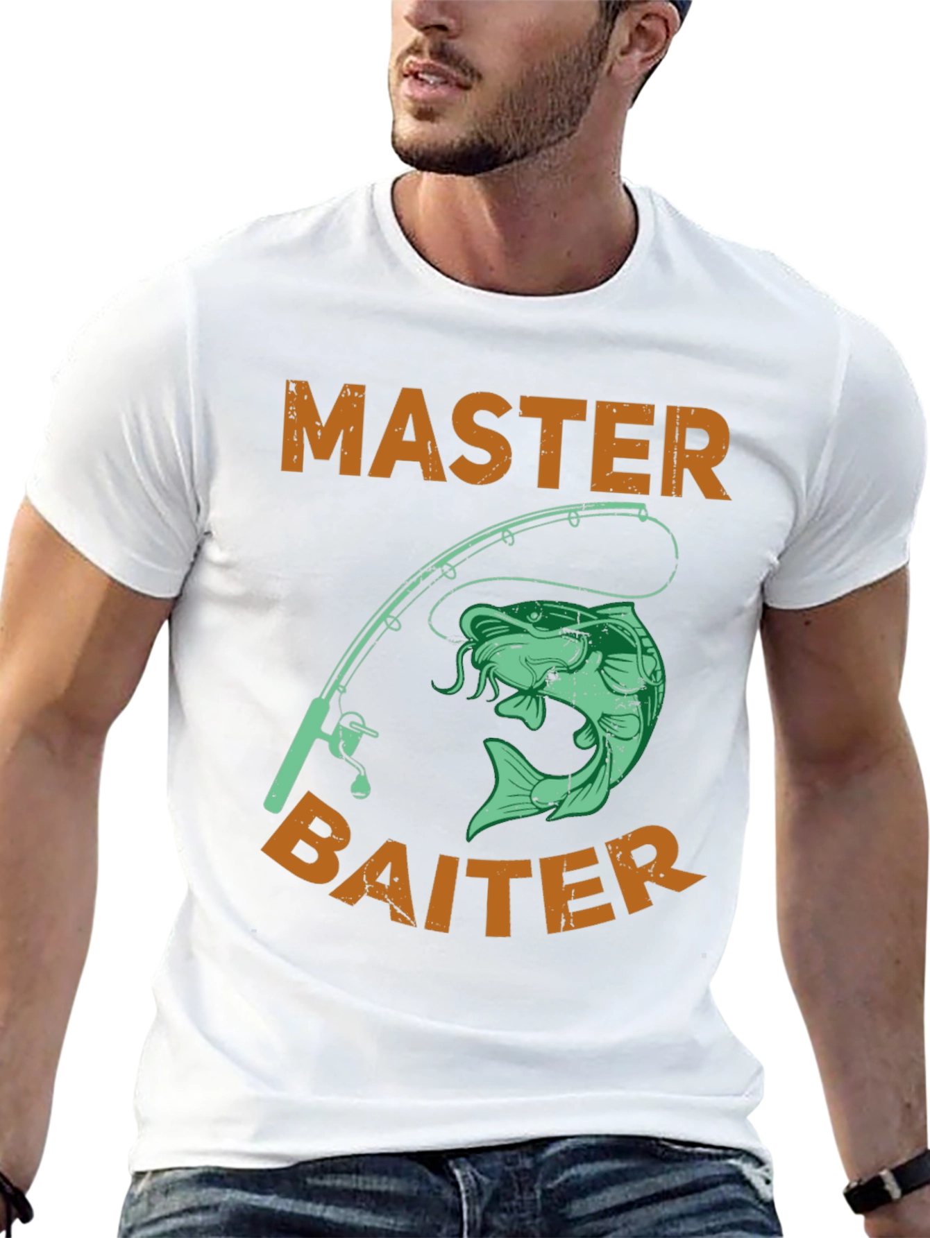 Master Baiter Fishing T-Shirt - Novelty Humor Tee