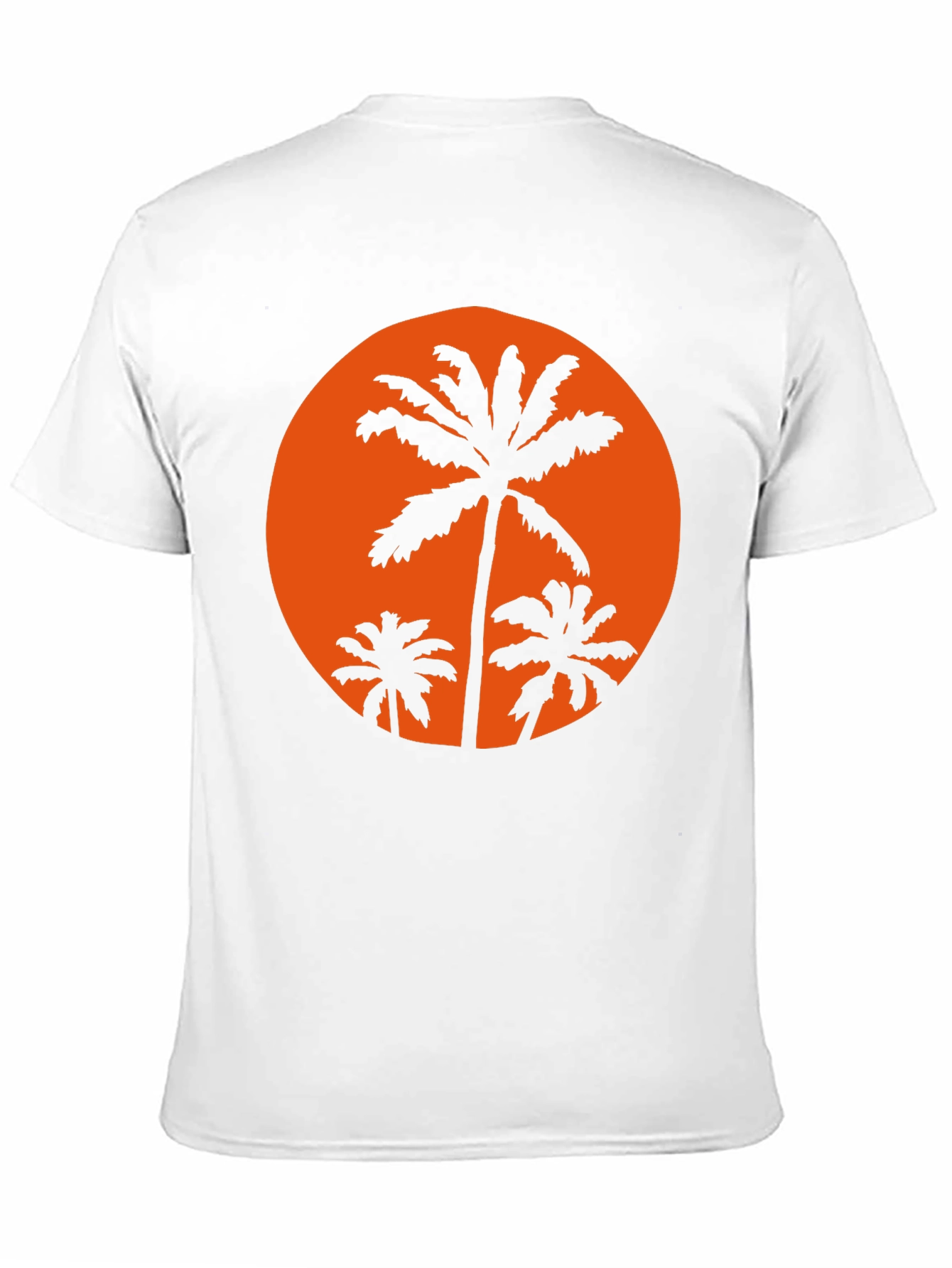 Sunset Palm Tee - Black Graphic T-Shirt