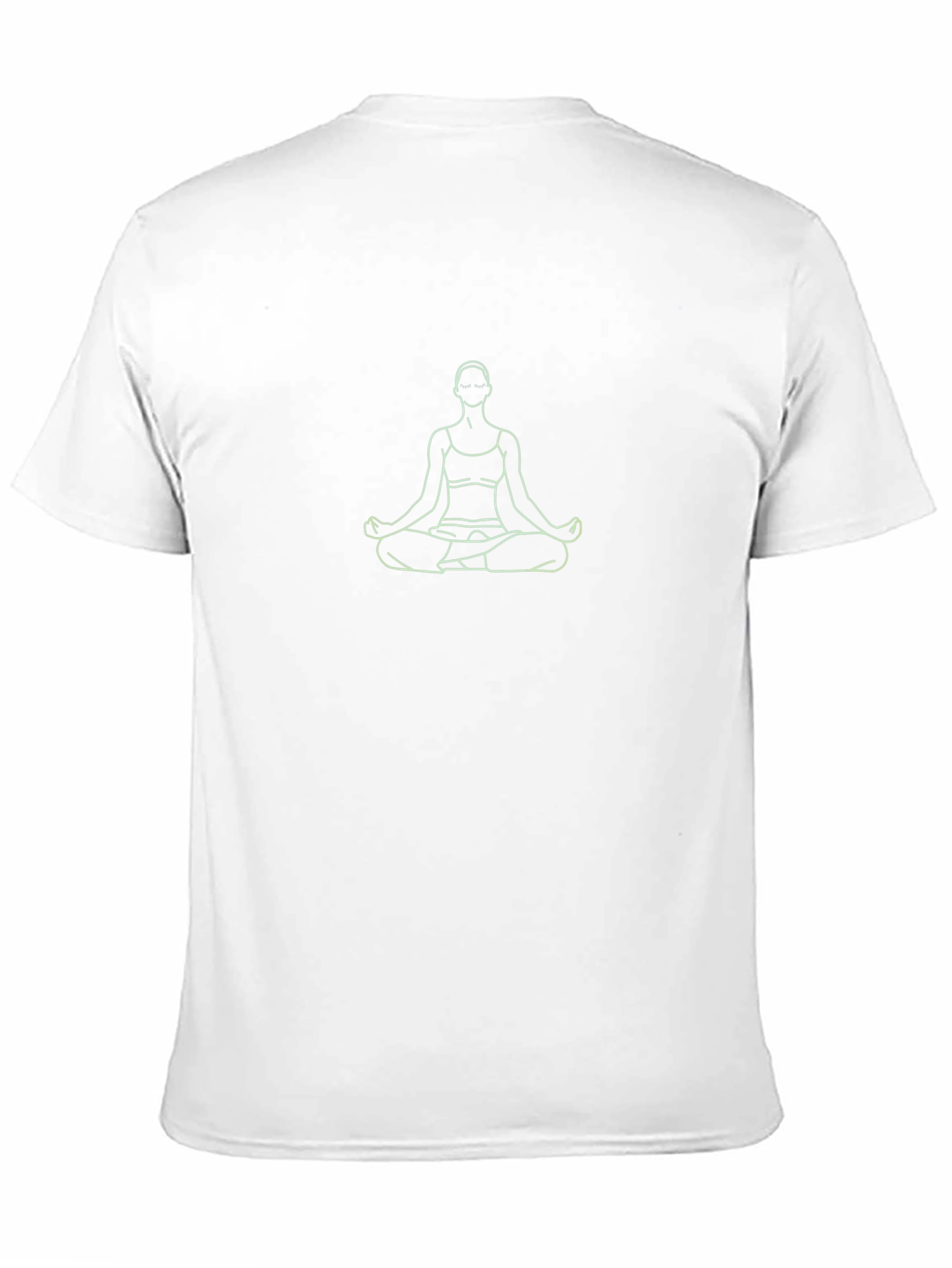 Yoga Pose Graphic Tee - Minimalist Design