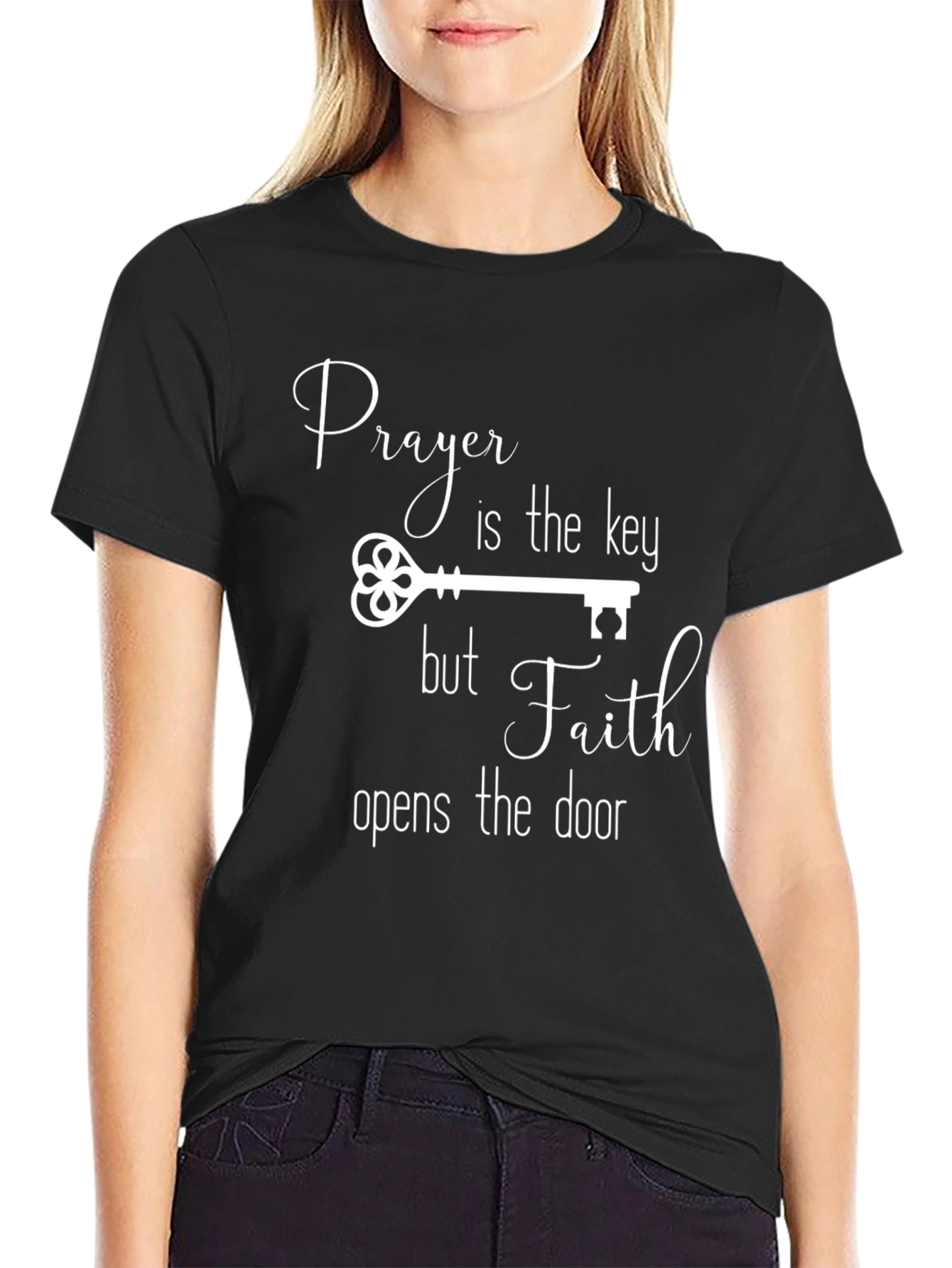 Prayer and Faith Graphic T-Shirt
