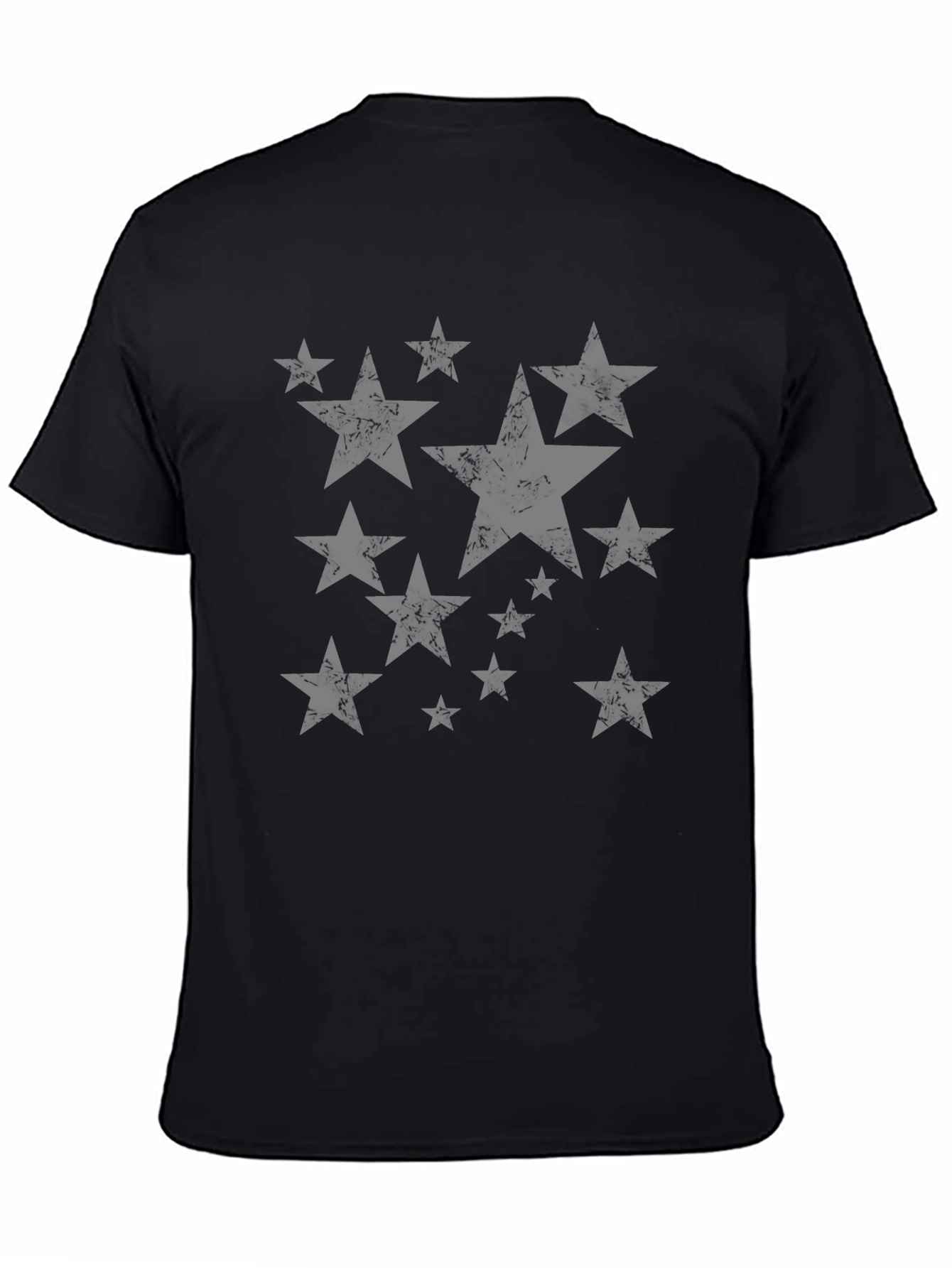 Star Graphic Mens Black T-Shirt
