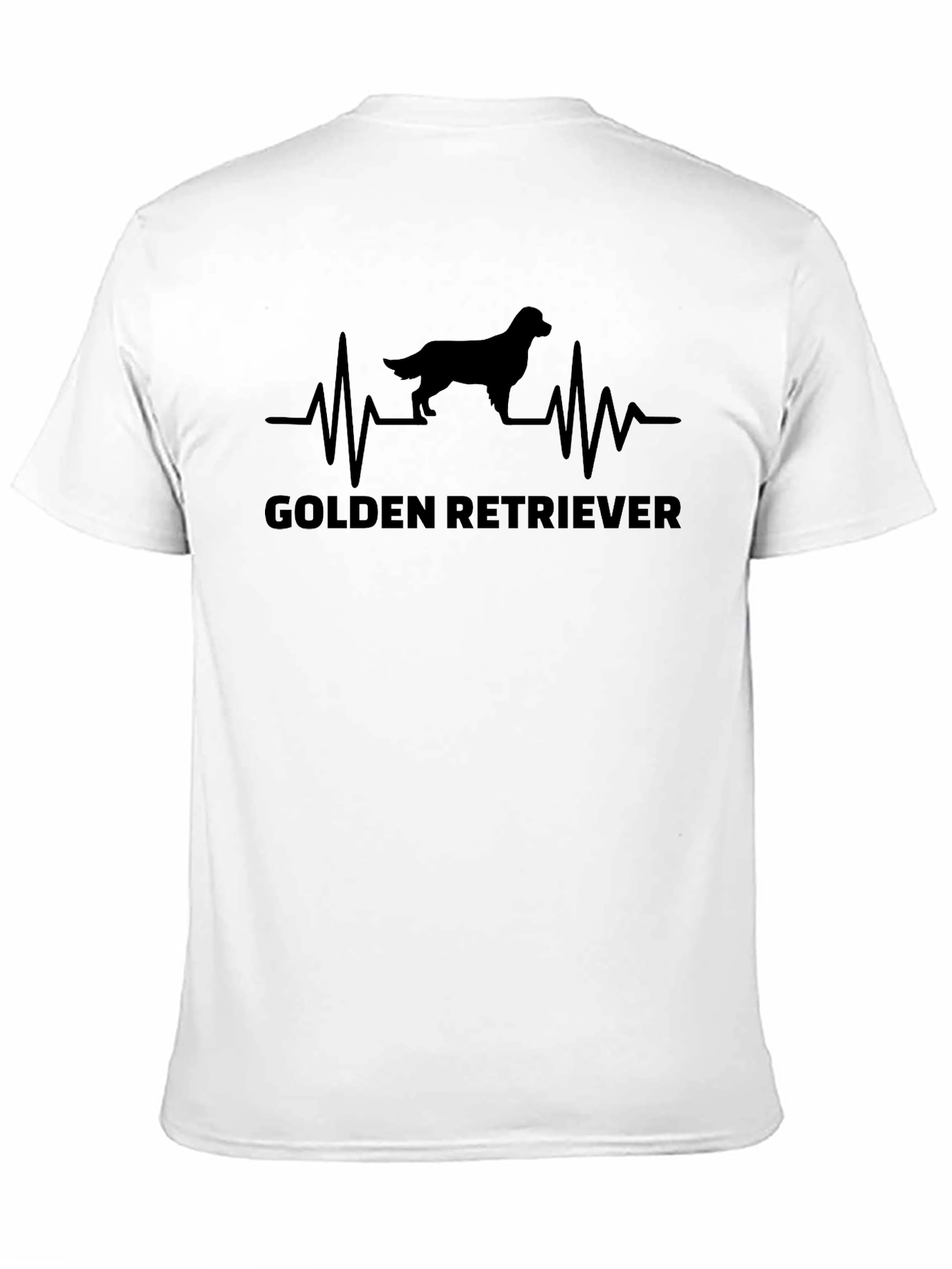 Golden Retriever Heartbeat T-Shirt Dog Lover Tee