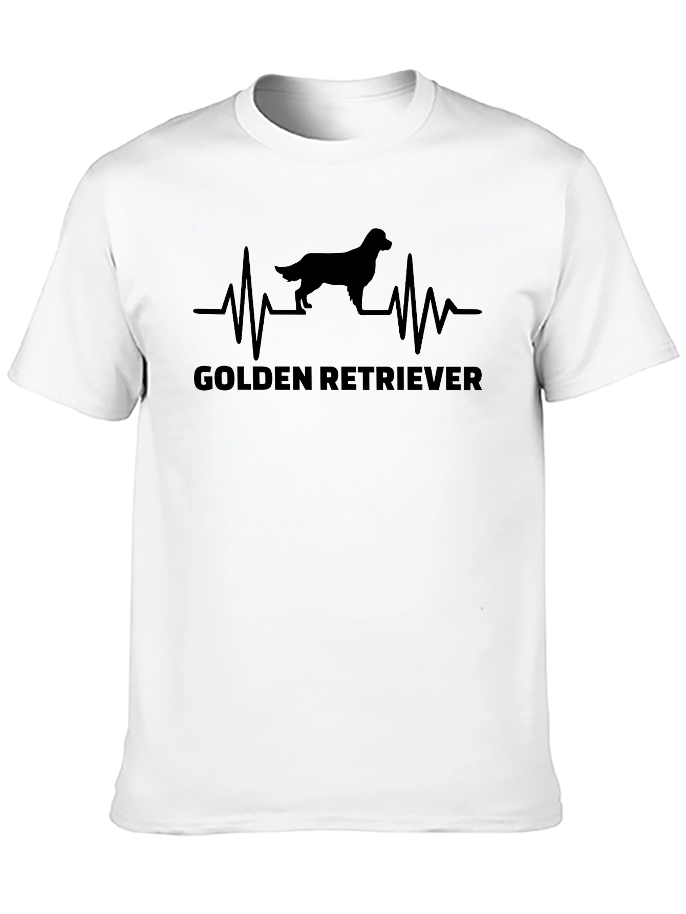 Golden Retriever Heartbeat T-Shirt Dog Lover Tee