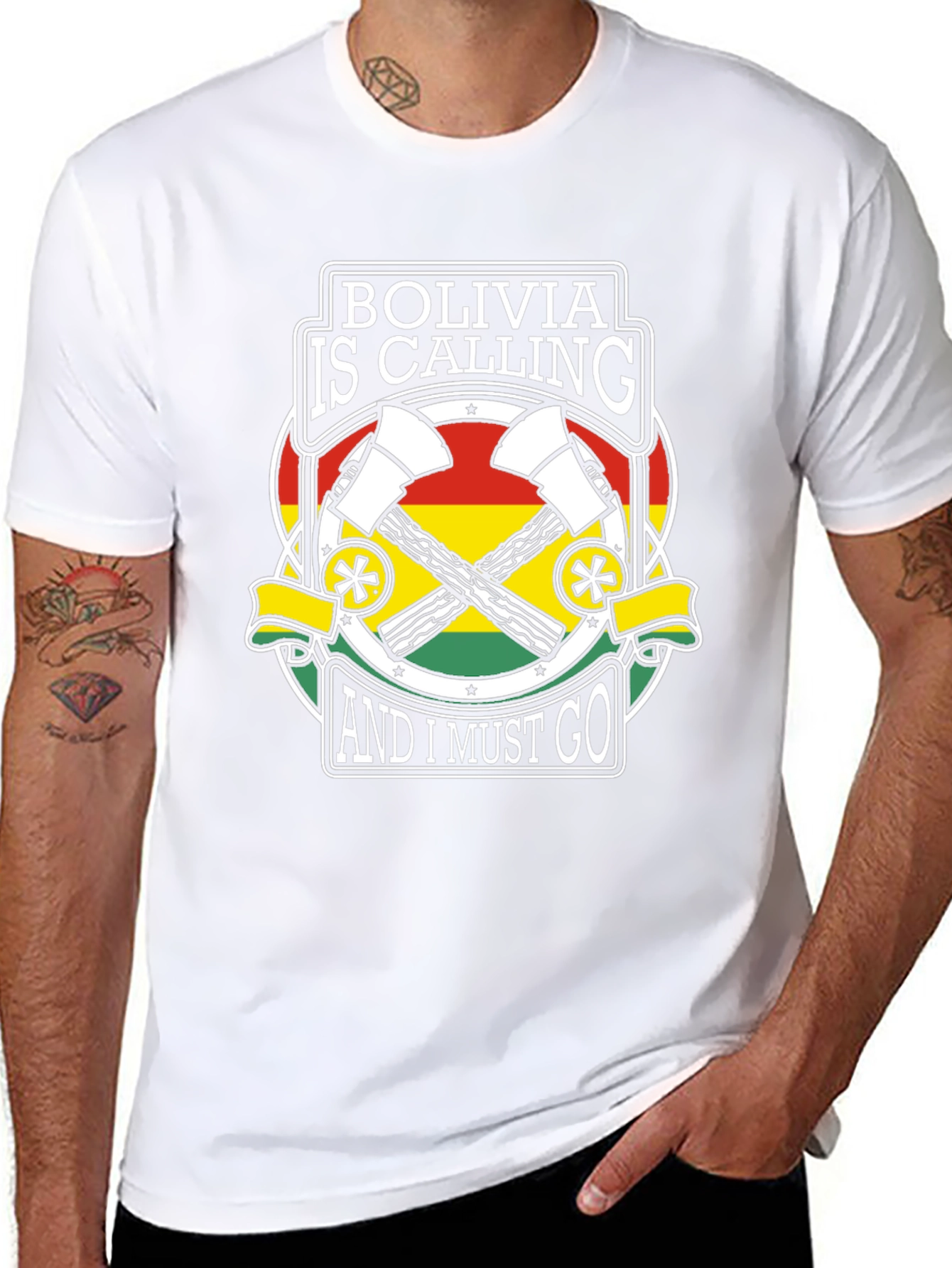 Bolivia is Calling Mens Graphic Tee