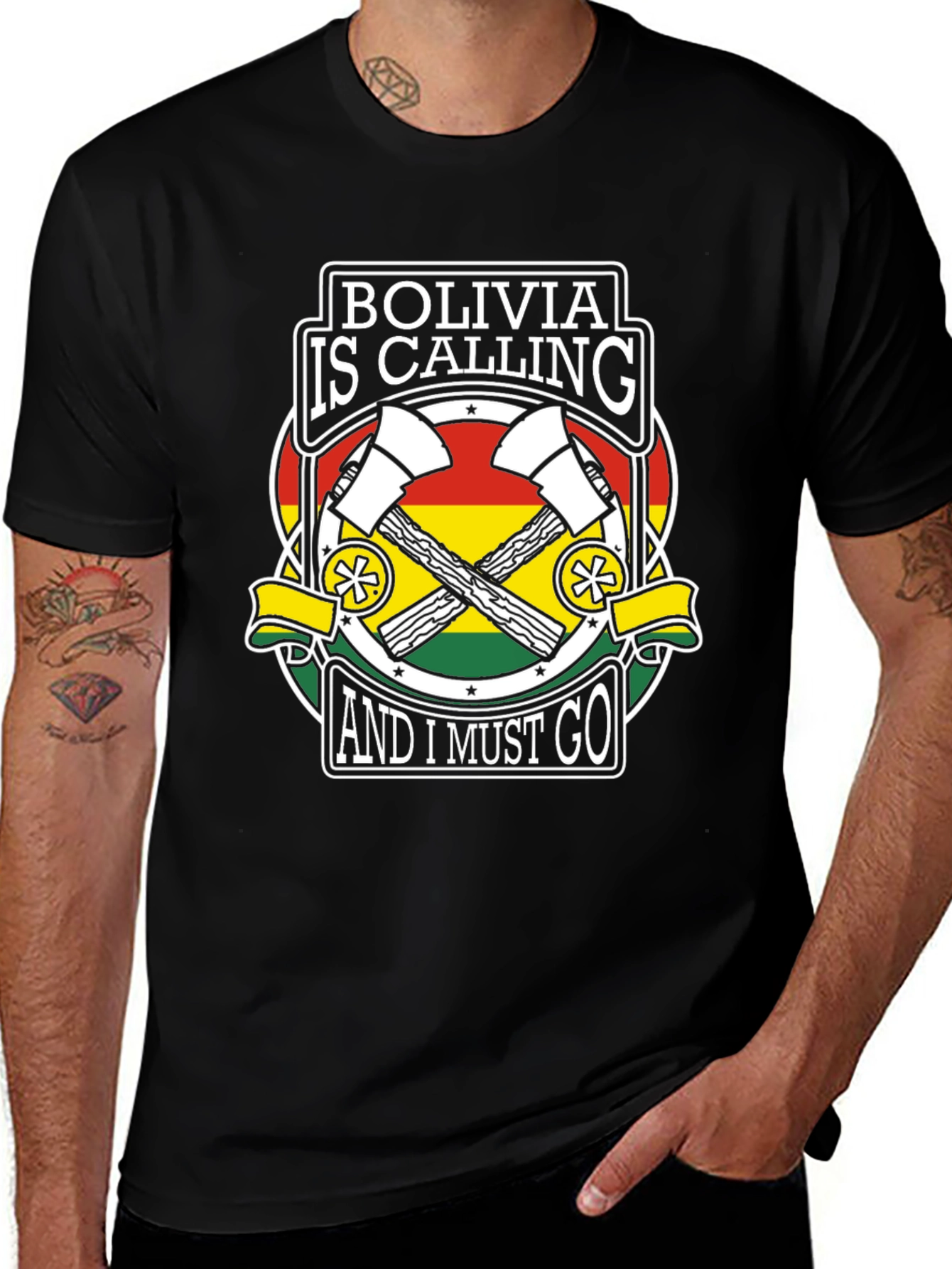 Bolivia is Calling Mens Graphic Tee