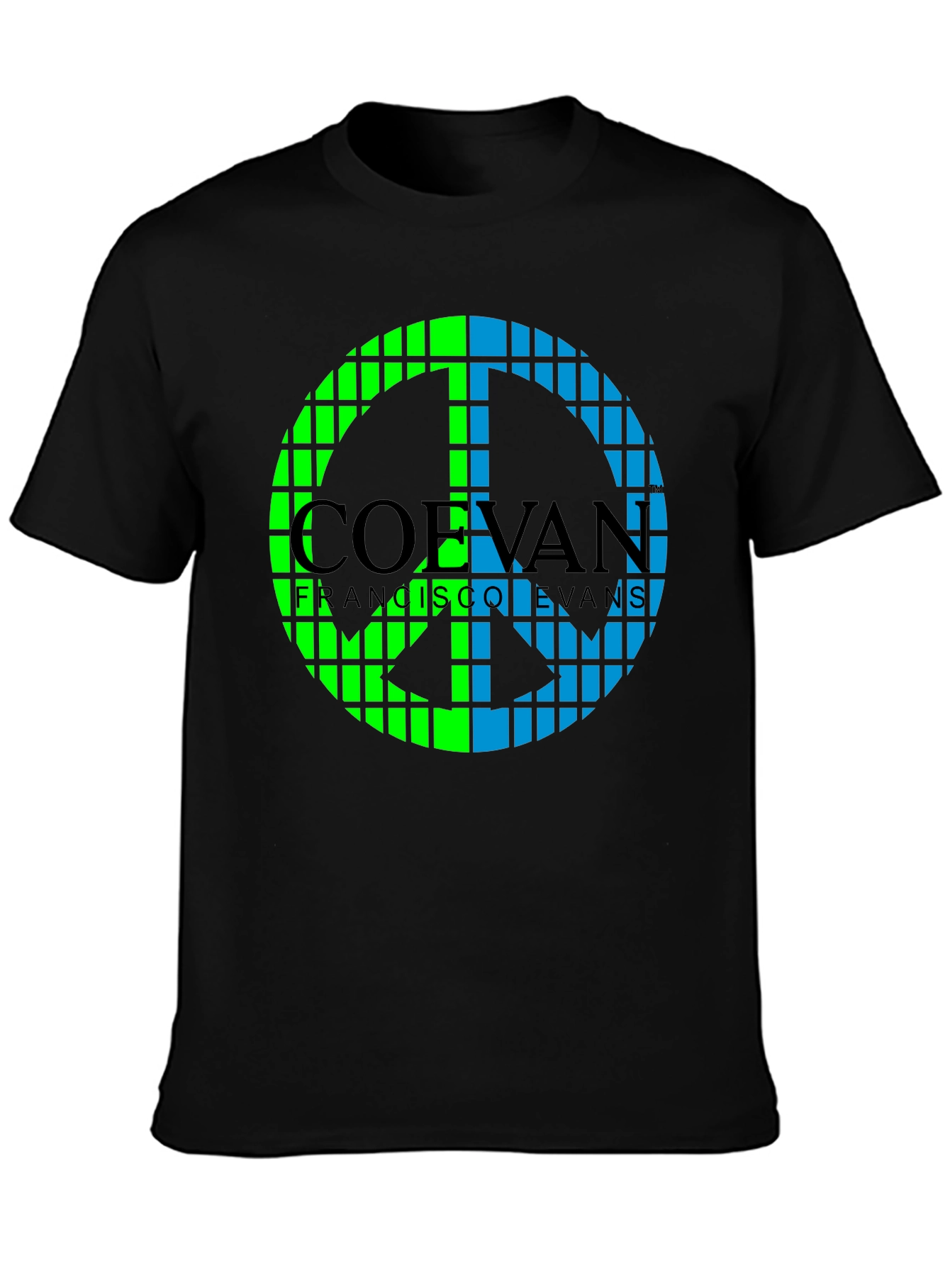 Pixel Peace Sign Tee: Stylish Black T-Shirt