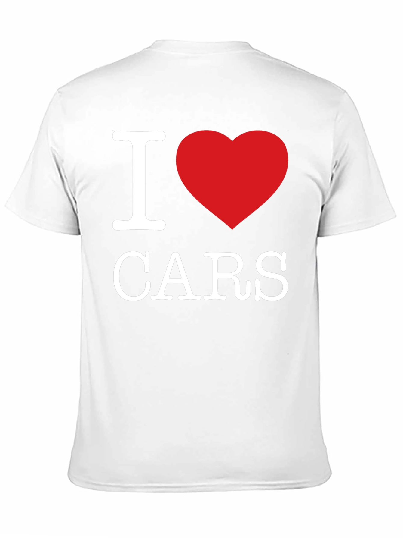 I Heart Cars T-Shirt - Black Cotton Blend