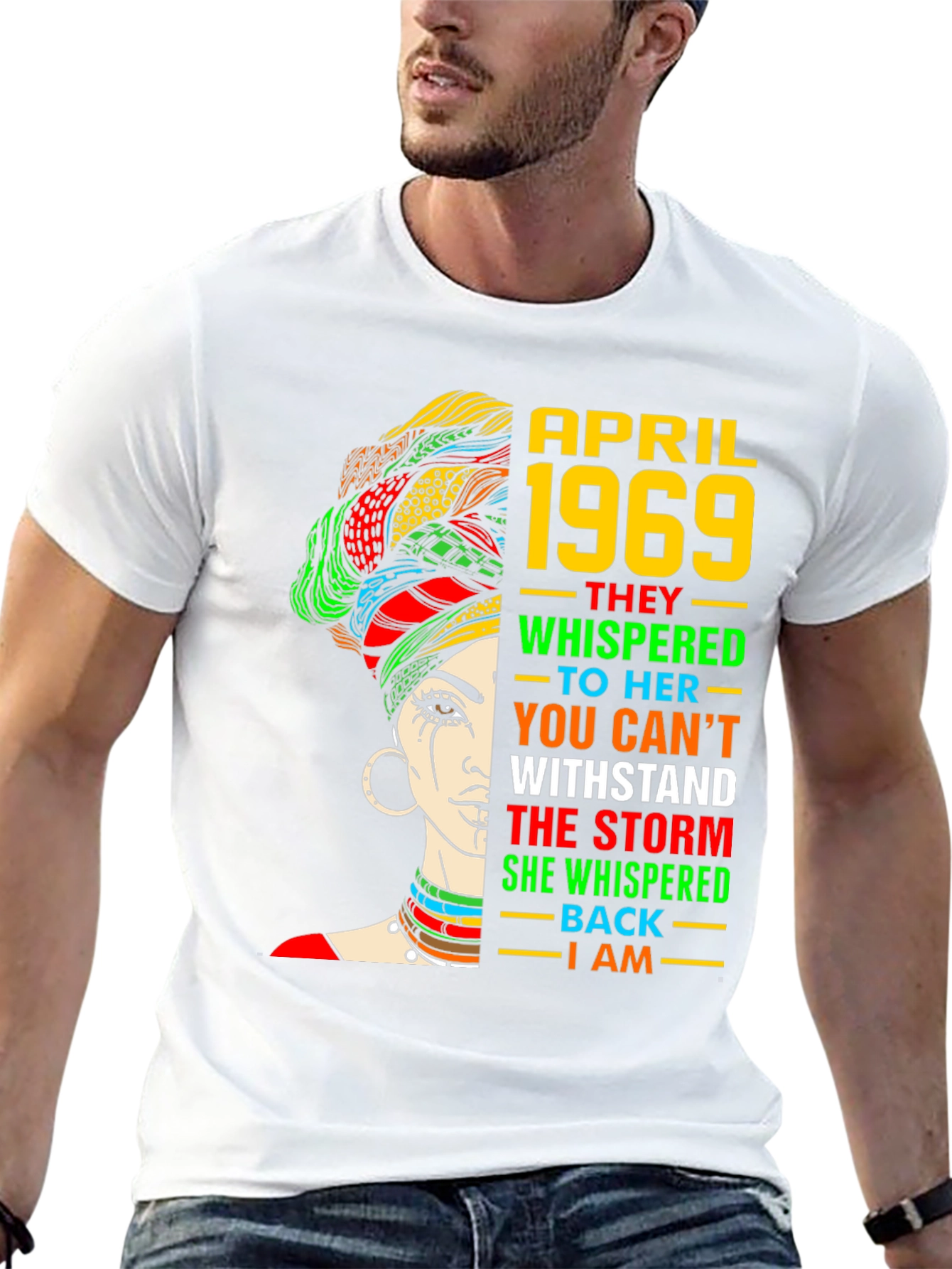 April 1969 Woman T-Shirt - Empowering Graphic Tee