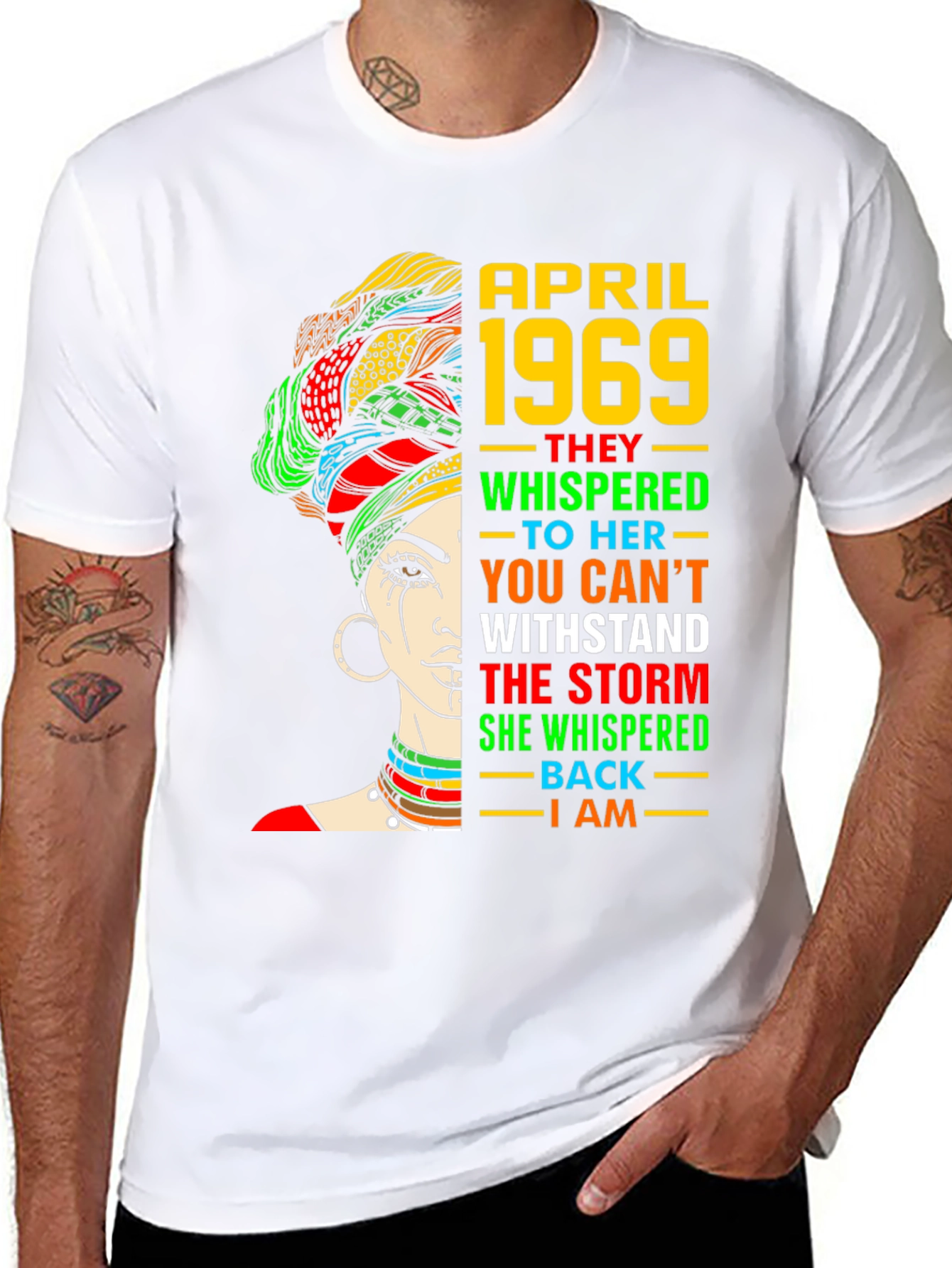 April 1969 Woman T-Shirt - Empowering Graphic Tee