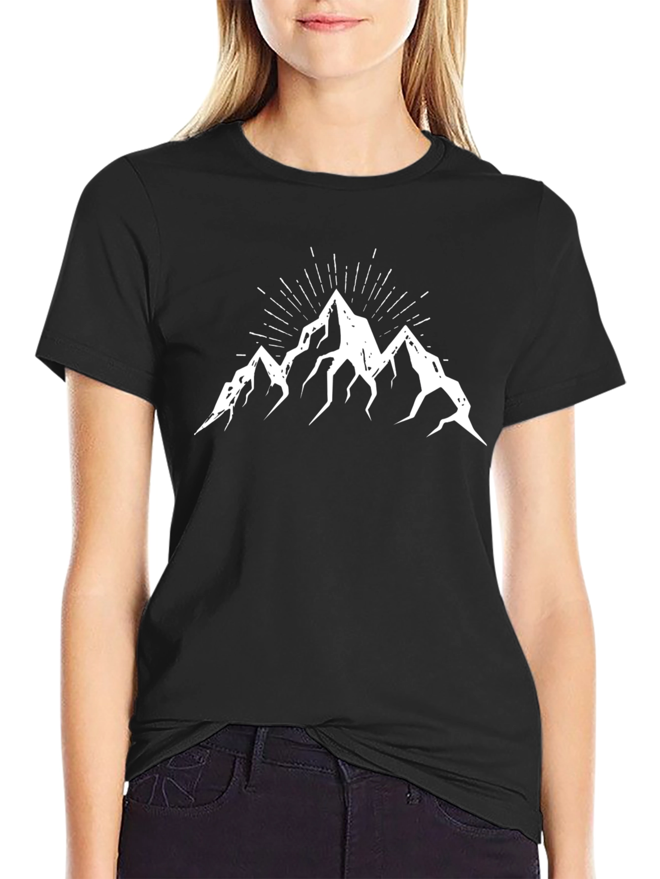 Mountain Peak Graphic T-Shirt - Adventure Ready!