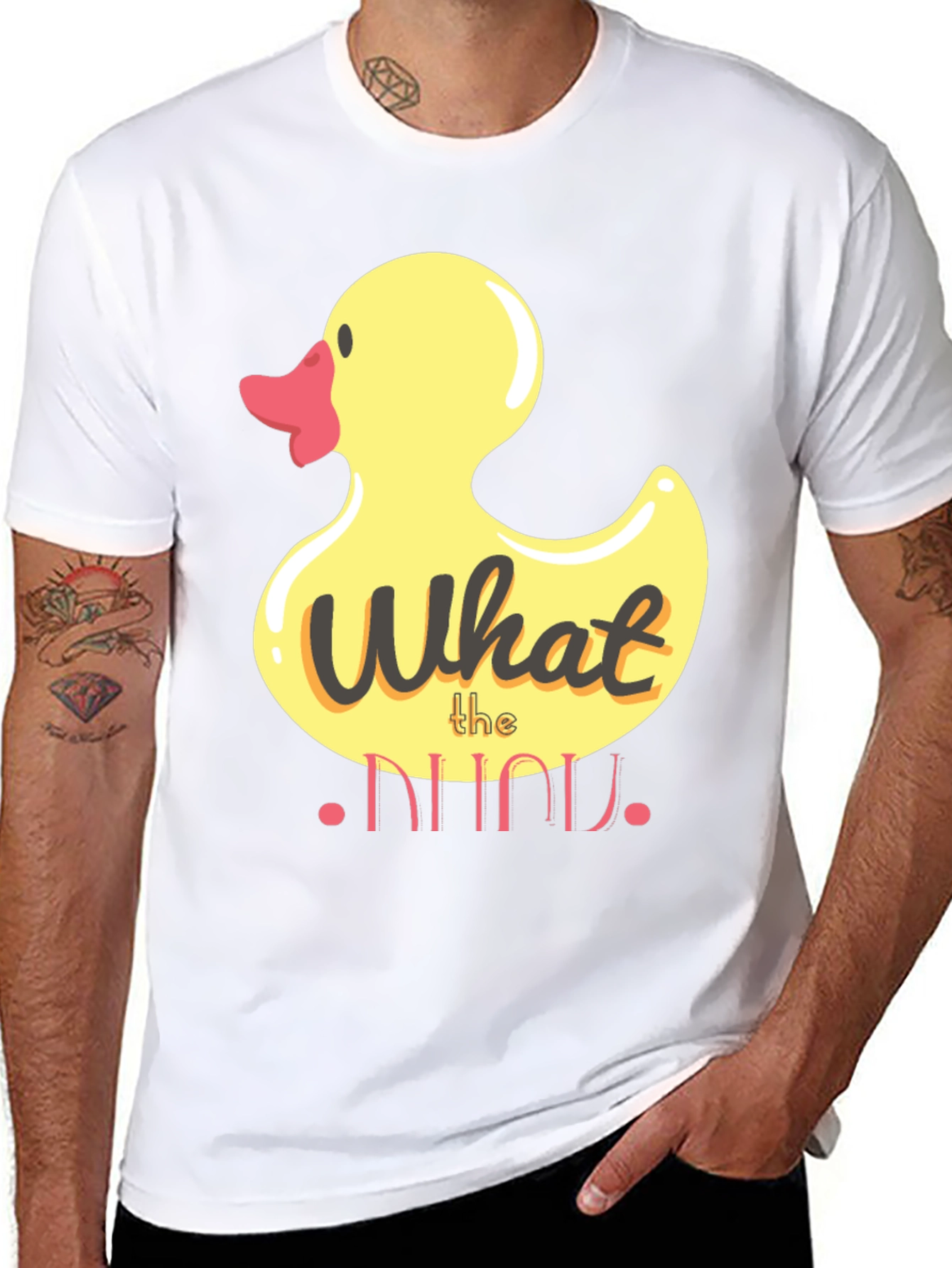 Funny Duck What the Duck T-Shirt