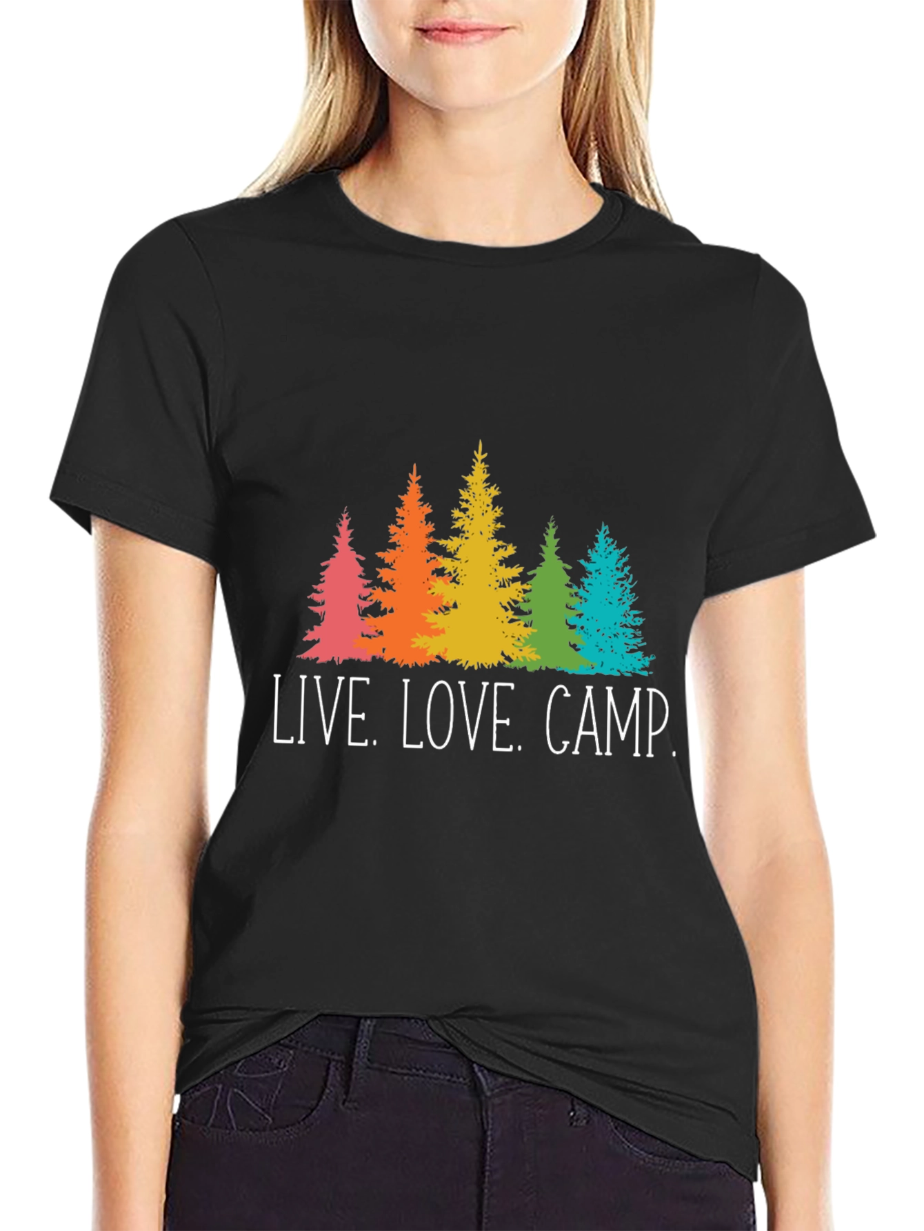 Live Love Camp Graphic Tee - Outdoors T-Shirt
