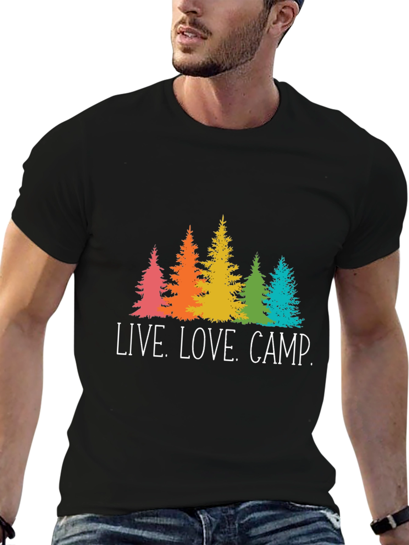 Live Love Camp Graphic Tee - Outdoors T-Shirt