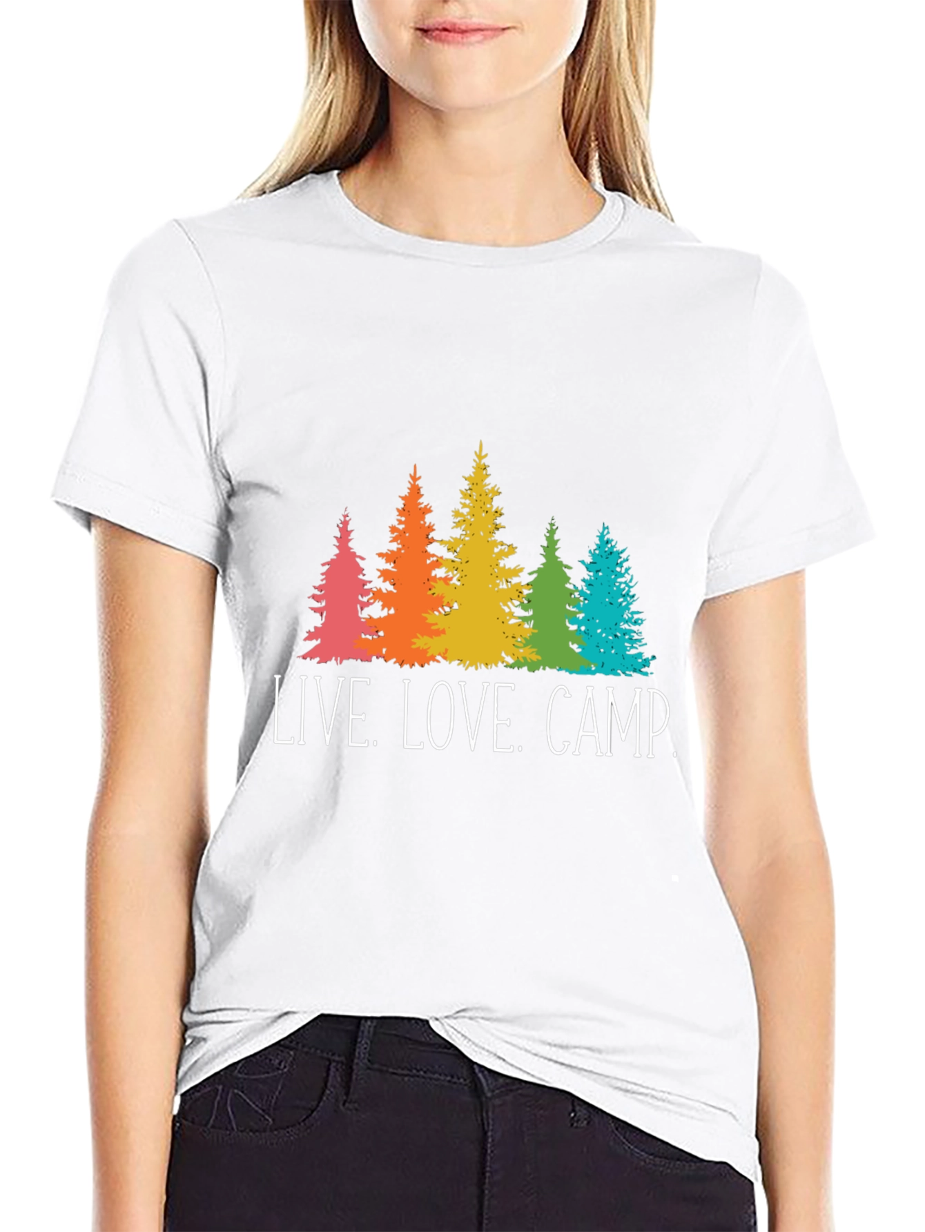 Live Love Camp Graphic Tee - Outdoors T-Shirt