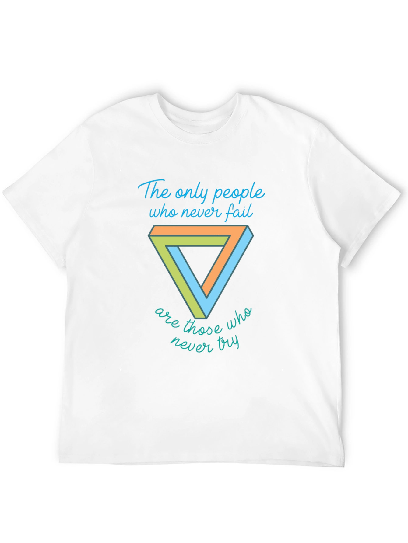Motivational T-Shirt - Penrose Triangle Graphic Tee
