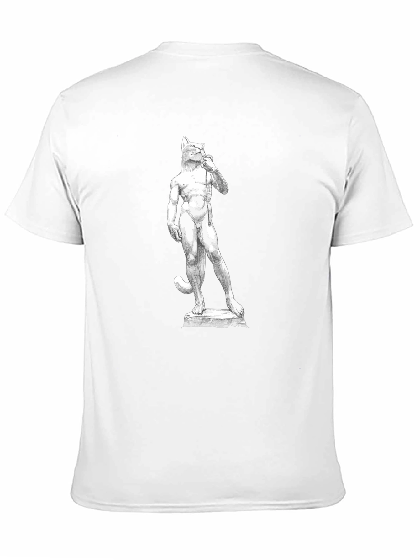 Cat-David Black T-Shirt