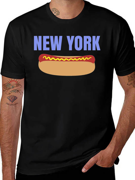 New York Hotdog Graphic Tee