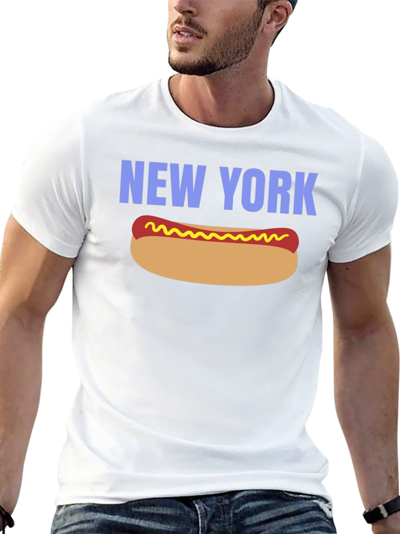 New York Hotdog Graphic Tee