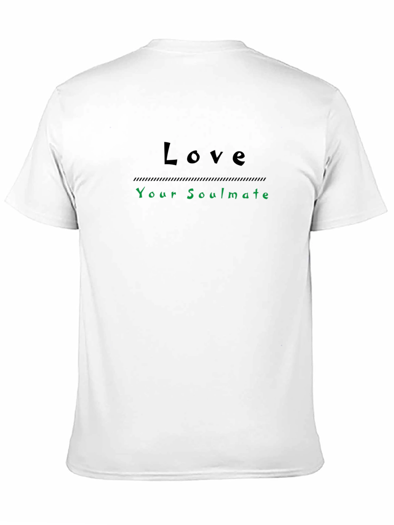 Love Your Soulmate T-Shirt - Stylish Black Tee