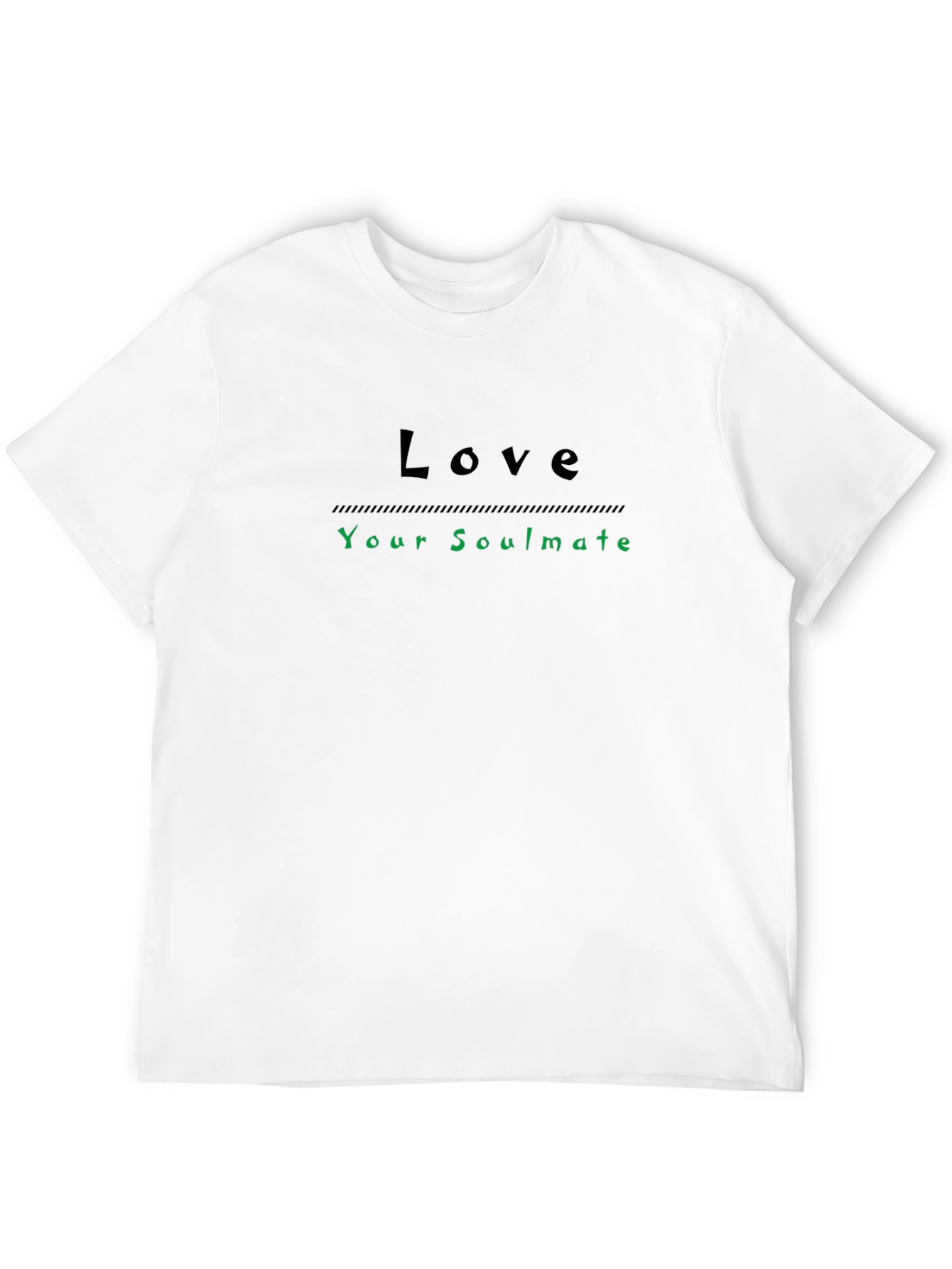 Love Your Soulmate T-Shirt - Stylish Black Tee