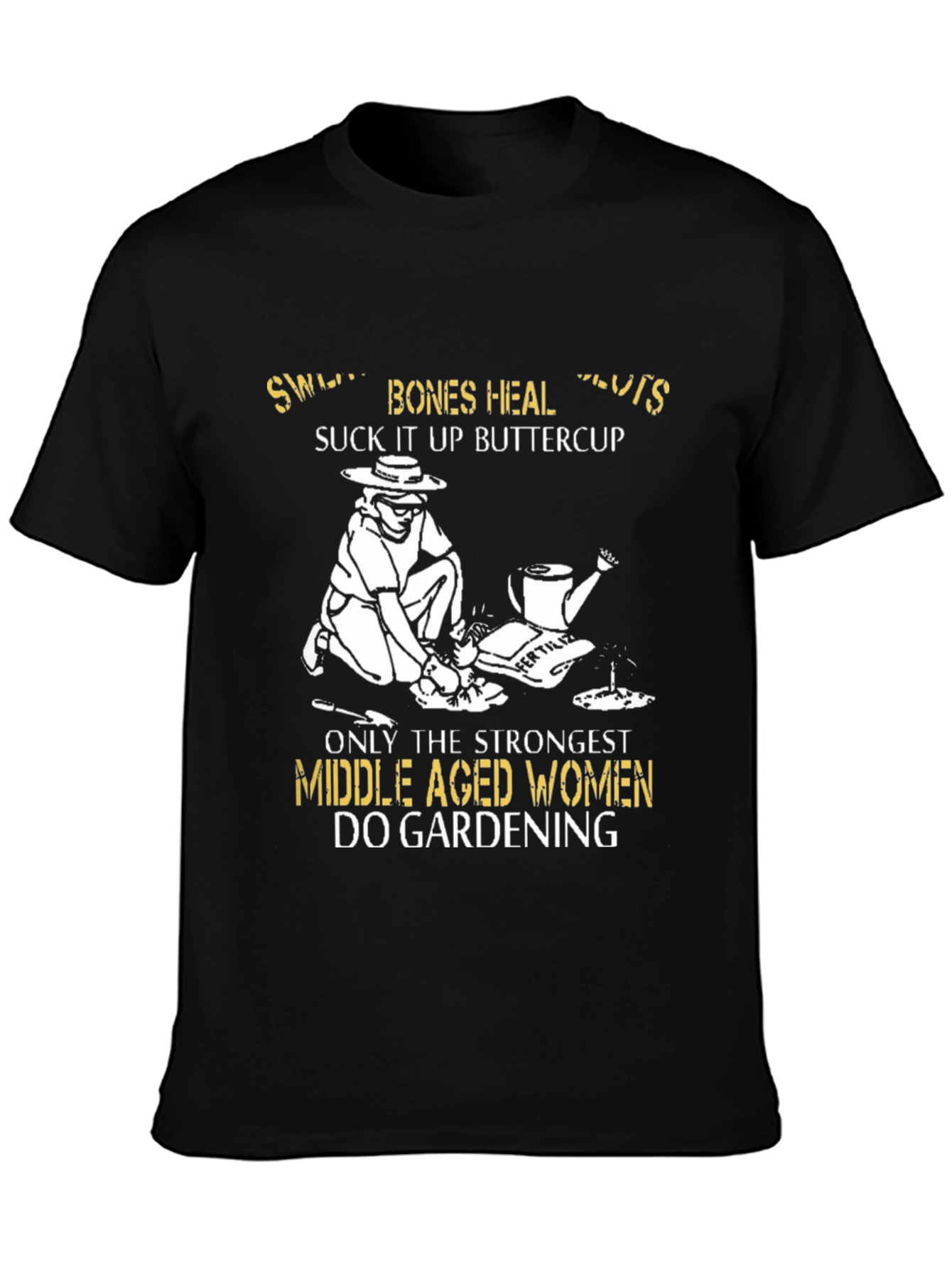 Gardening Women T-Shirt - Strong Middle Aged Design