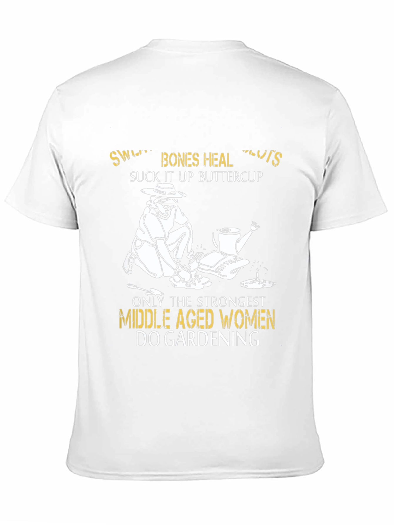 Gardening Women T-Shirt - Strong Middle Aged Design