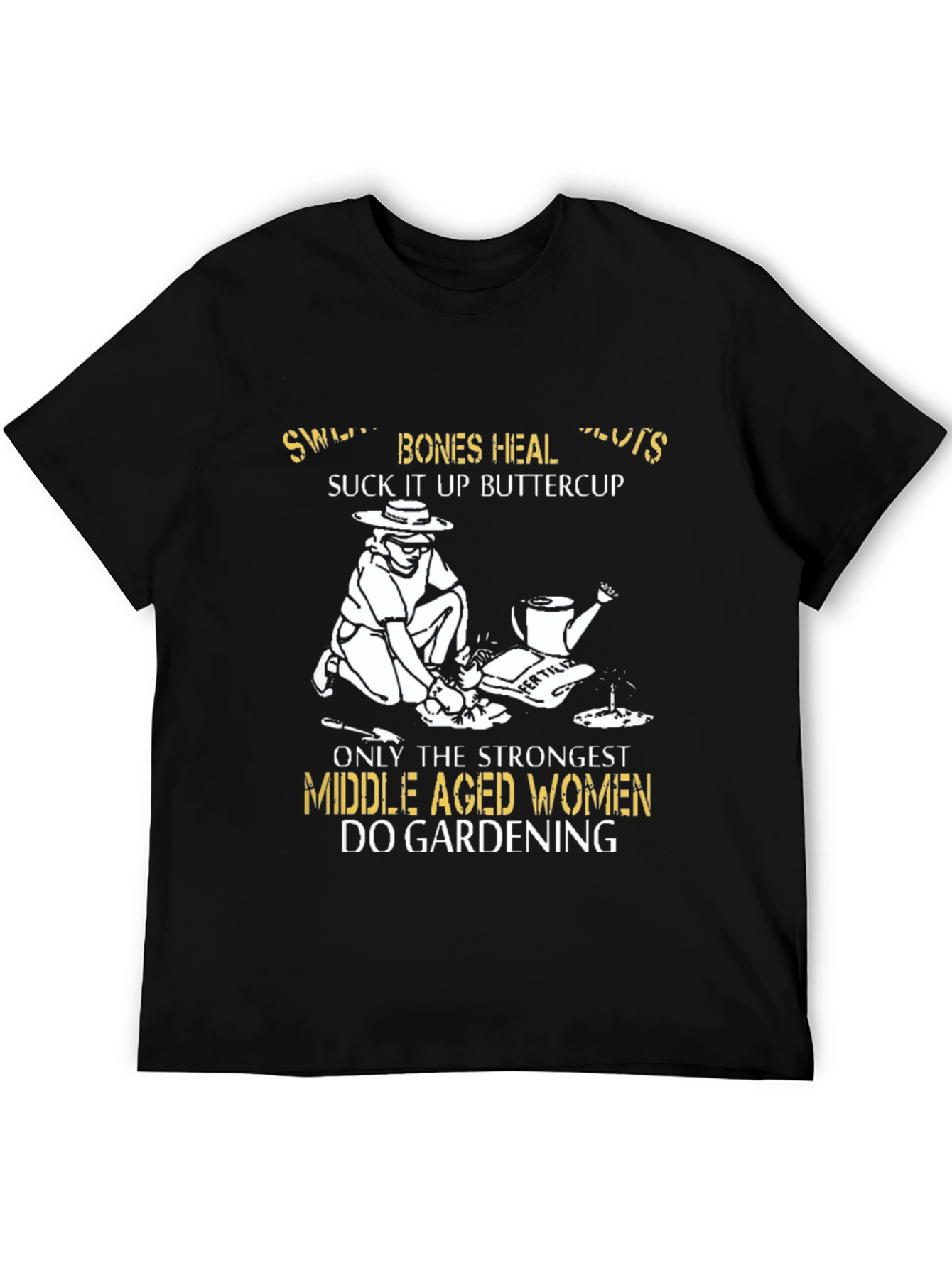 Gardening Women T-Shirt - Strong Middle Aged Design
