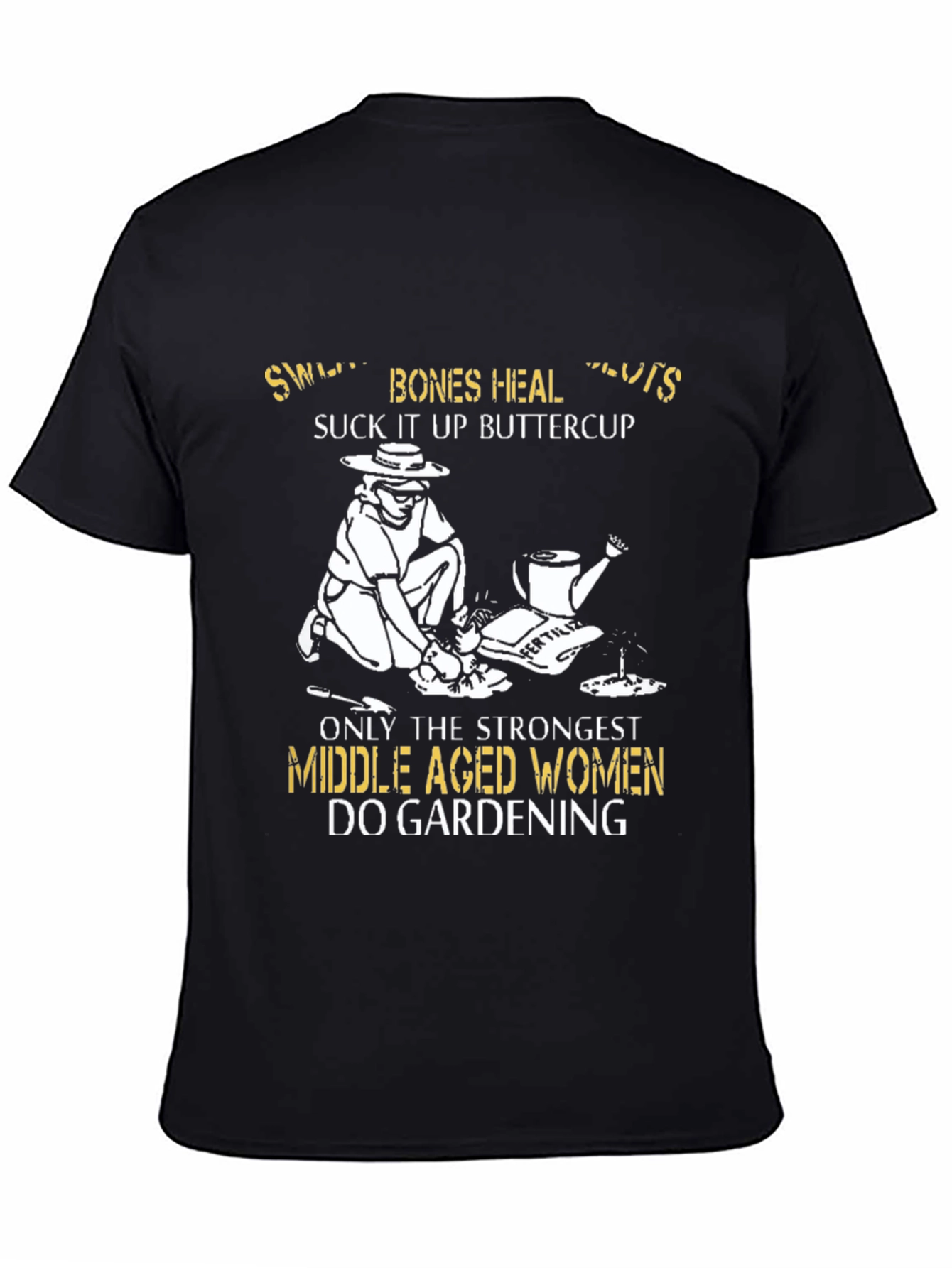 Gardening Women T-Shirt - Strong Middle Aged Design