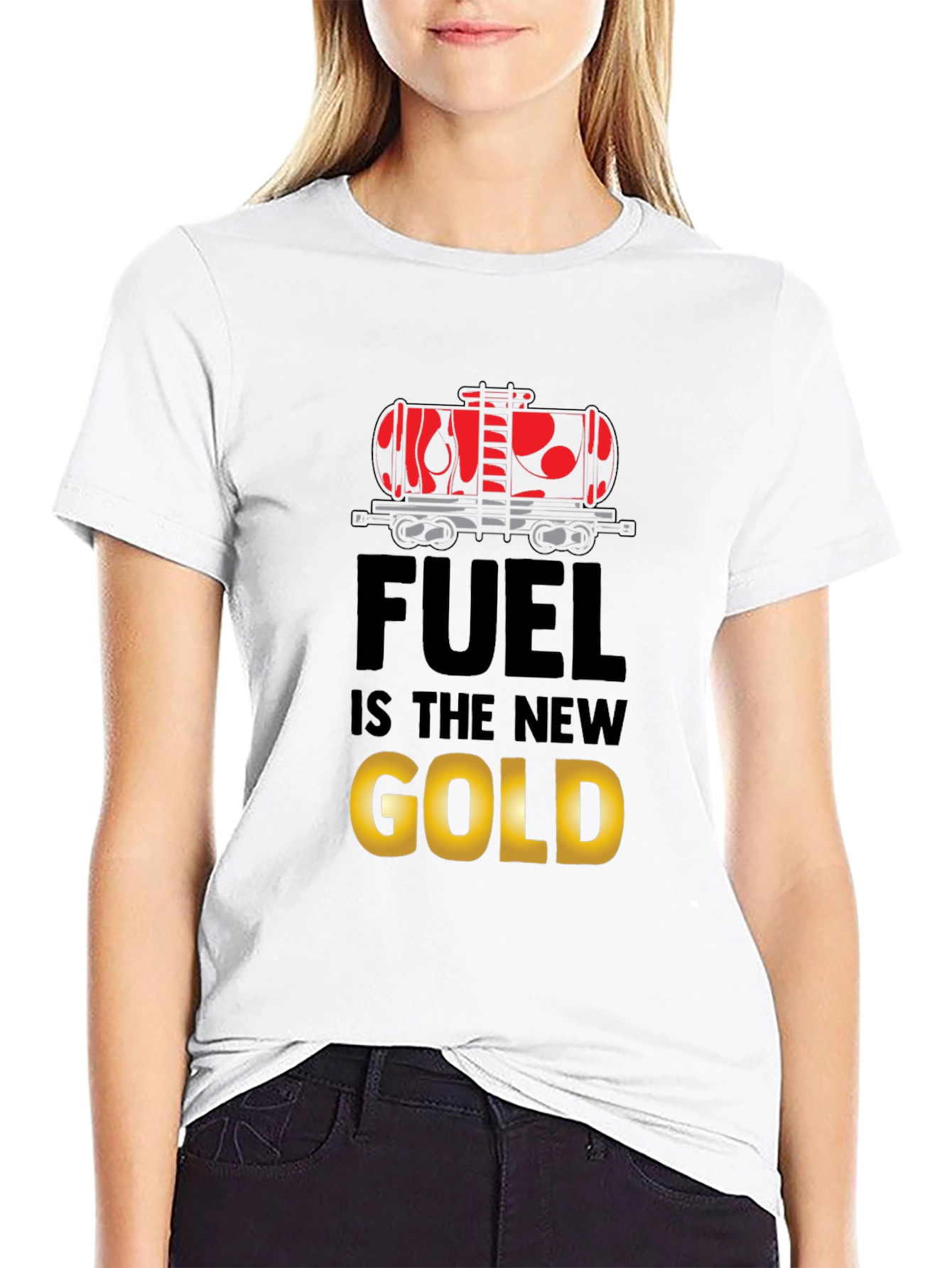 Fuel is the New Gold Graphic T-Shirt