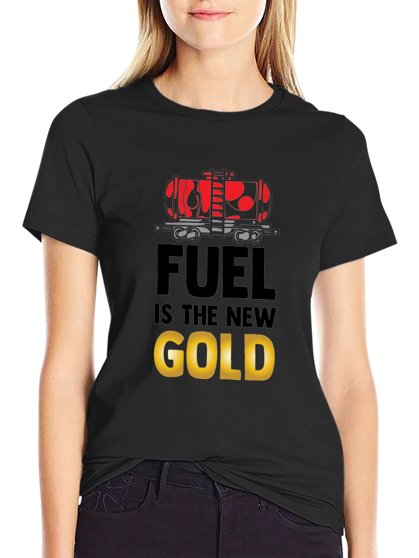 Fuel is the New Gold Graphic T-Shirt