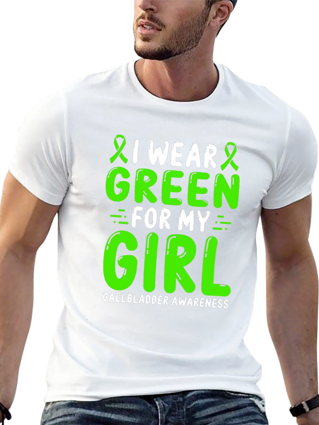 Green Gallbladder Awareness T-Shirt