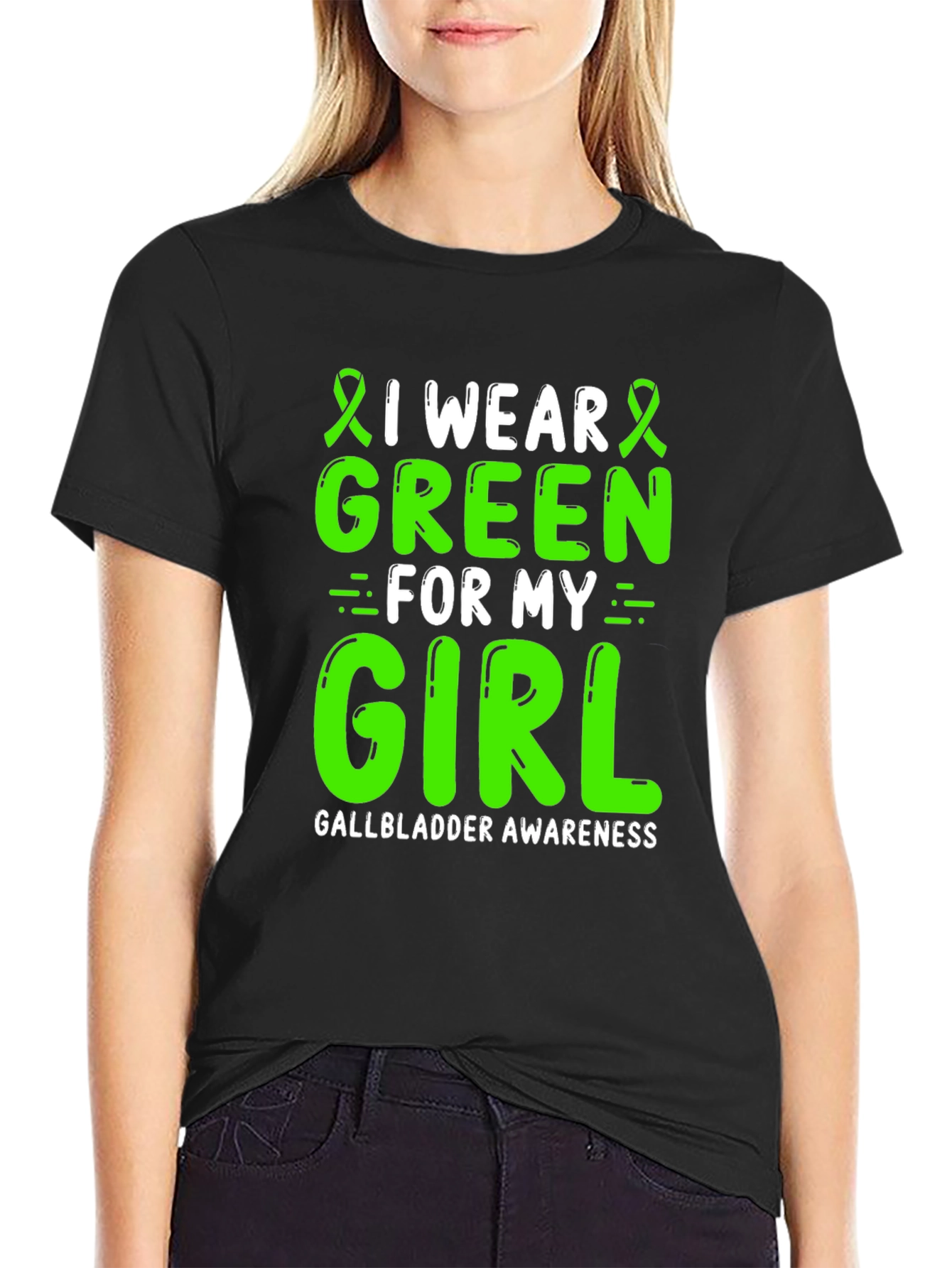 Green Gallbladder Awareness T-Shirt