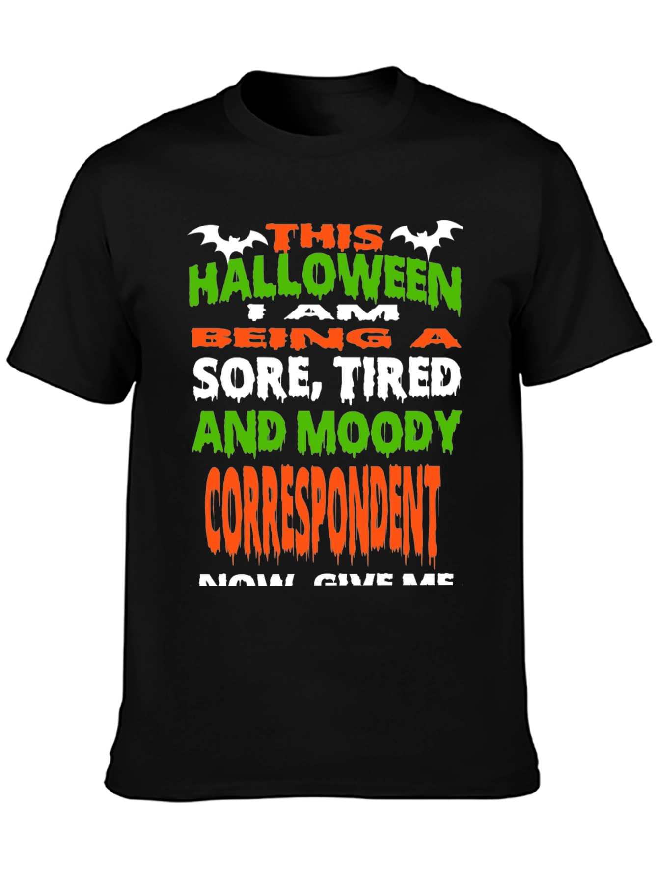 Funny Halloween Correspondent T-Shirt
