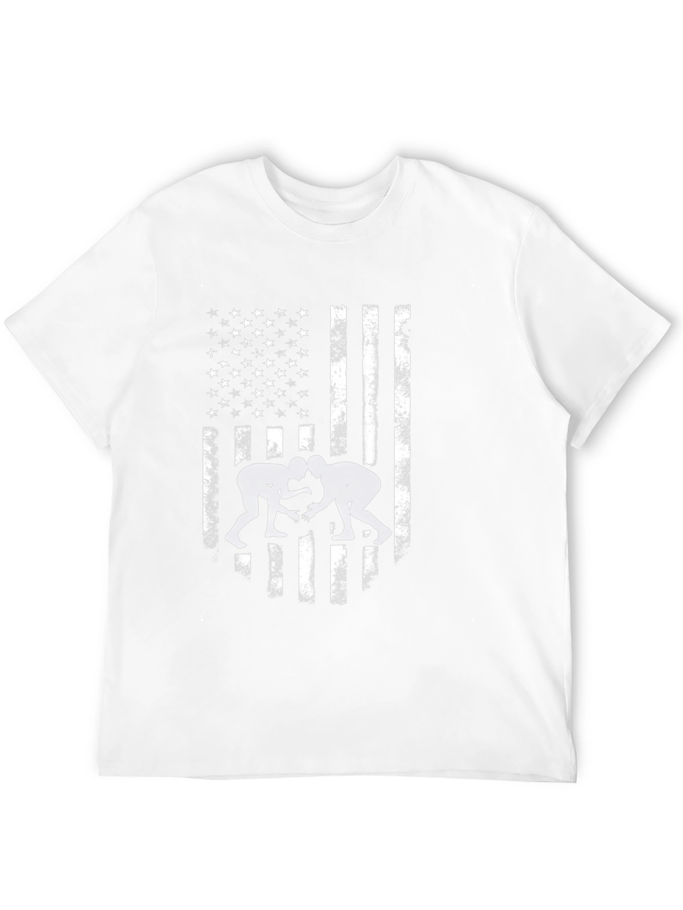 Wrestling USA Flag Graphic Tee