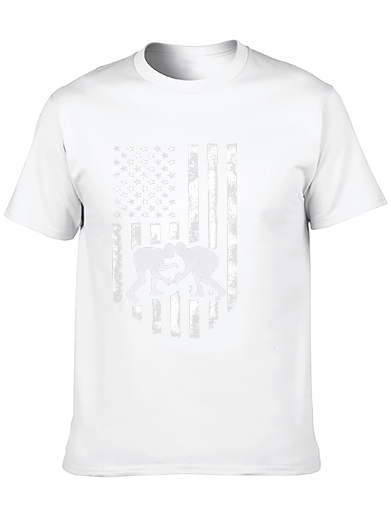 Wrestling USA Flag Graphic Tee
