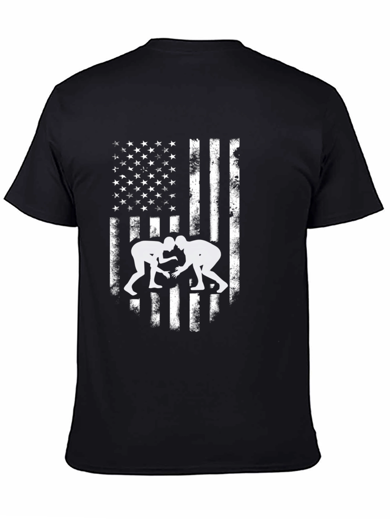 Wrestling USA Flag Graphic Tee