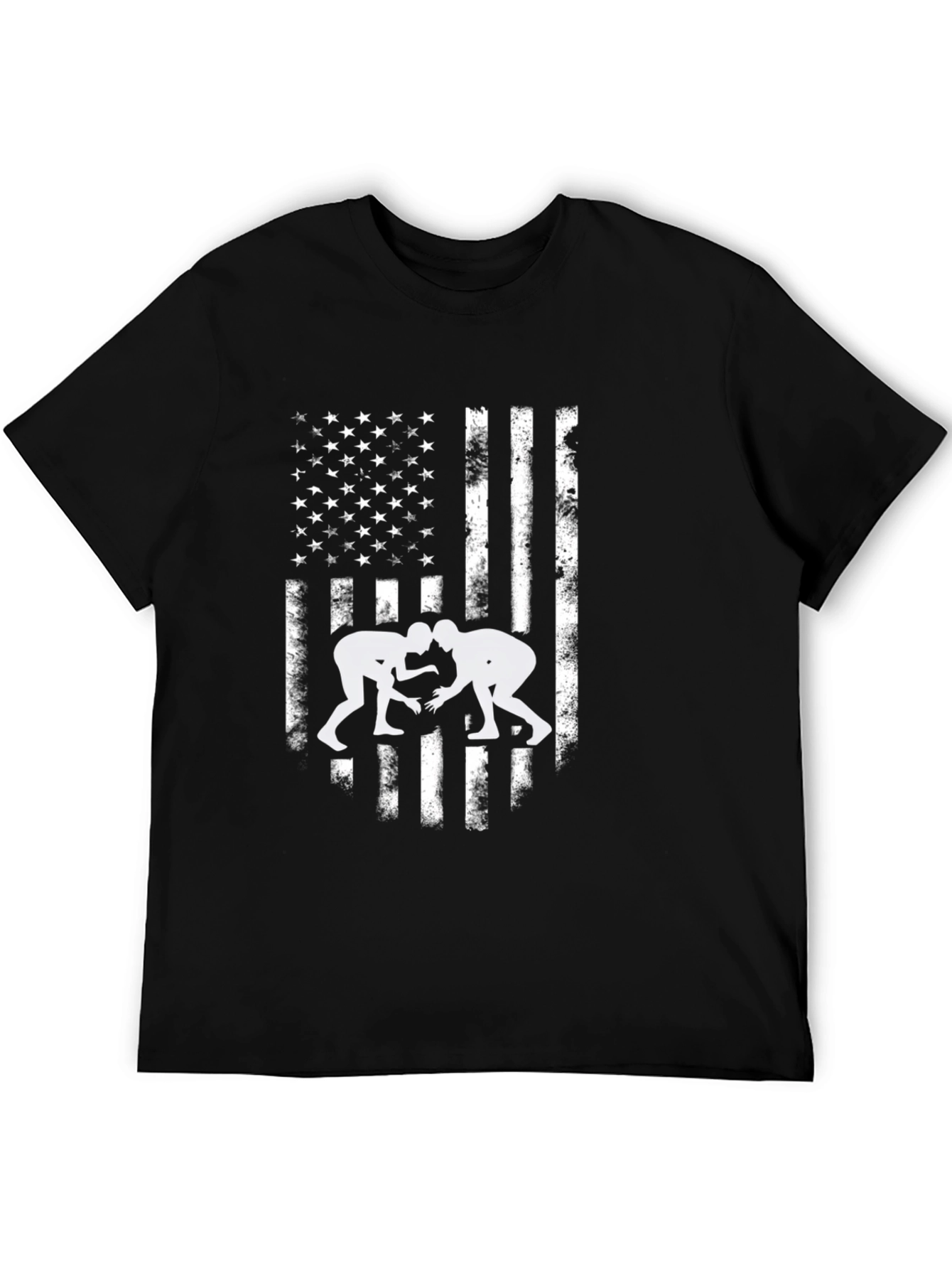 Wrestling USA Flag Graphic Tee
