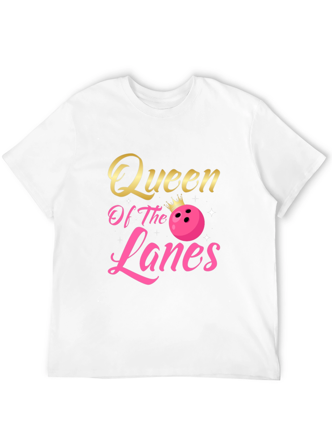 Queen Of The Lanes T-Shirt Bowling Lover Gift