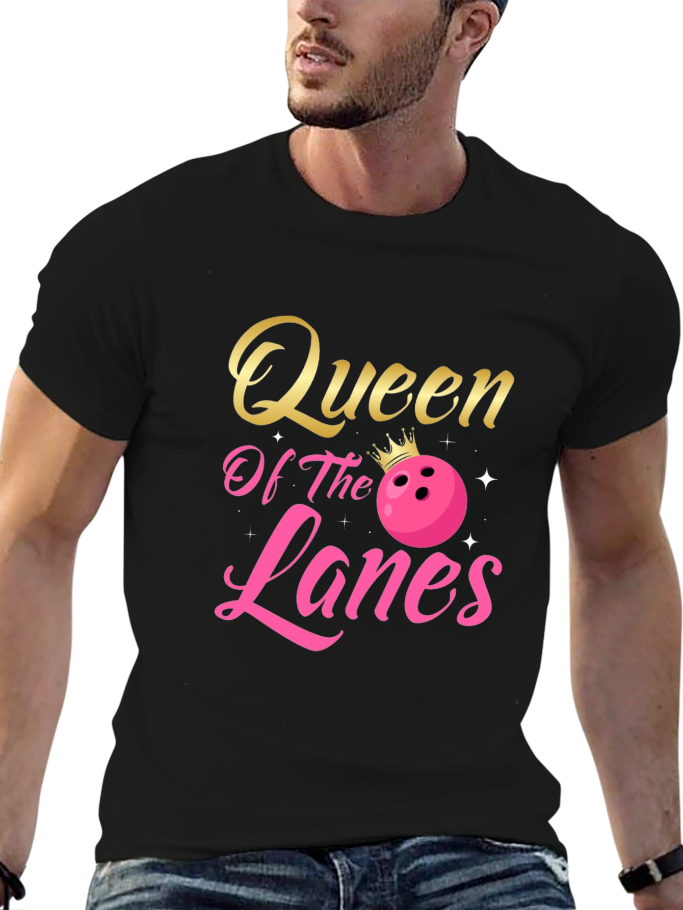 Queen Of The Lanes T-Shirt Bowling Lover Gift